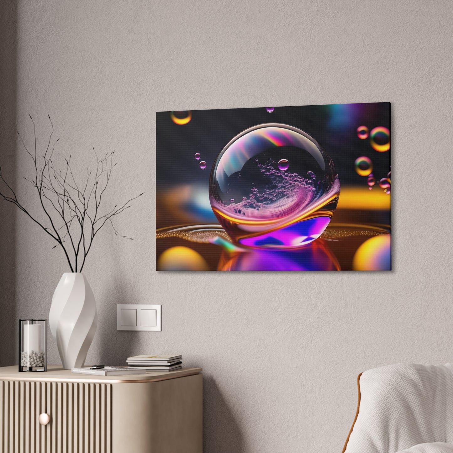 Glass Ball - Canvas Stretched, 0.75"