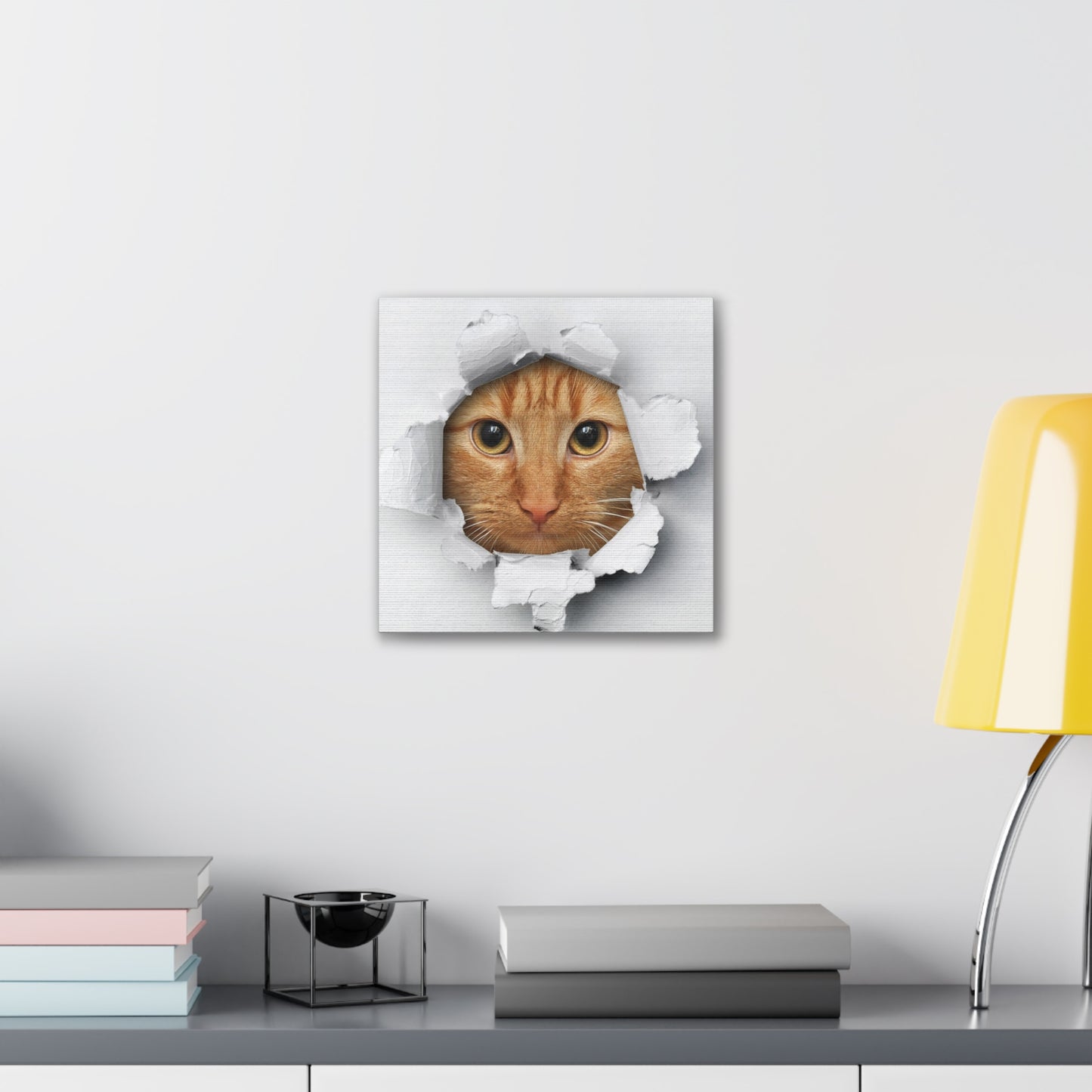 Surprise Kitty - Canvas Stretched, 0.75"