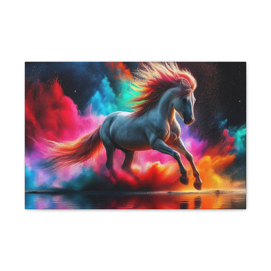 Colorful Horse - Canvas Stretched, 0.75"