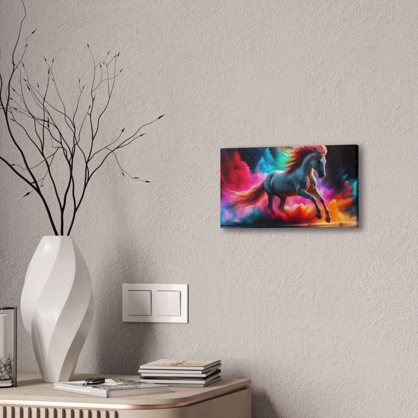 Colorful Horse - Canvas Stretched, 0.75"