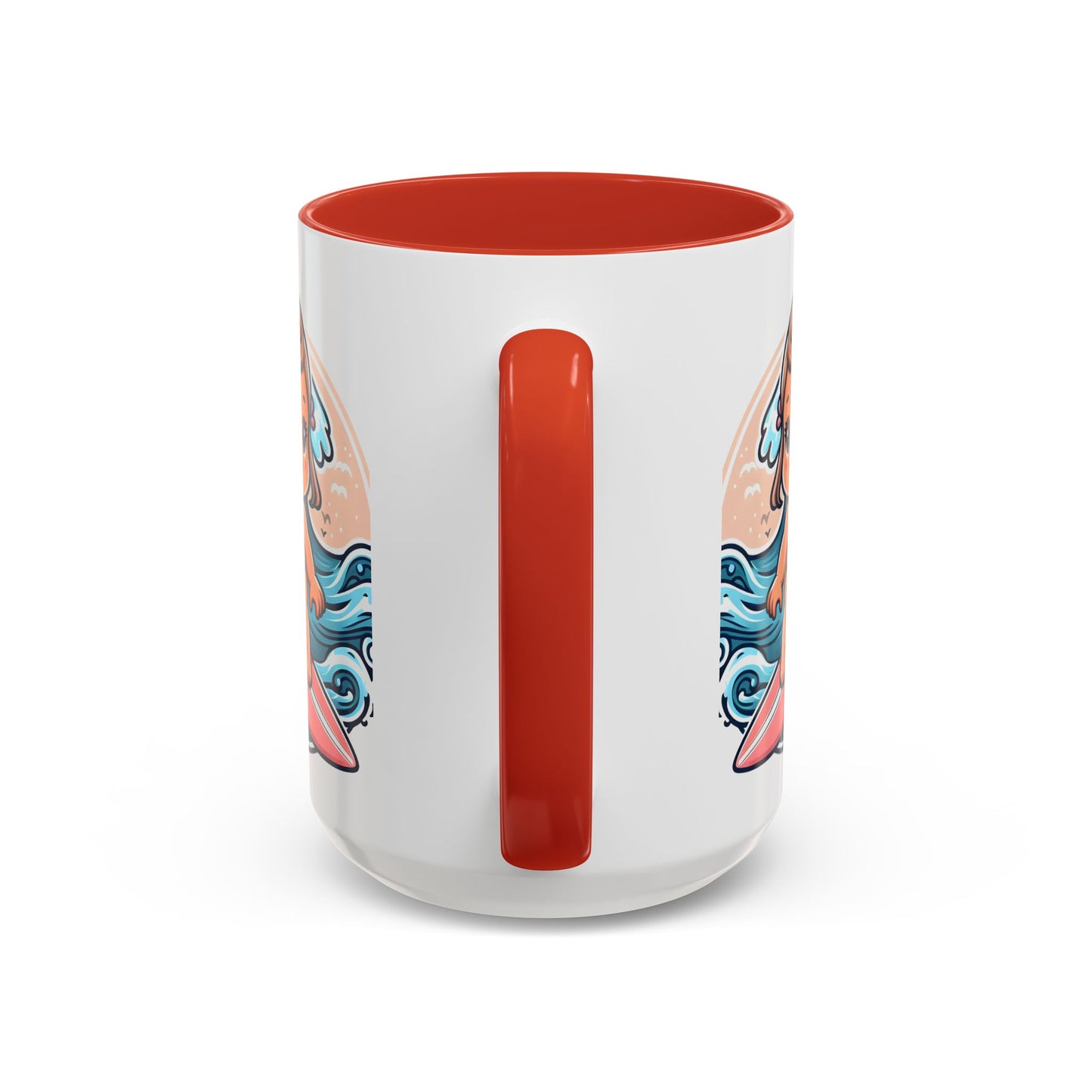 Little Surfer - Accent Coffee Mug (11, 15oz)