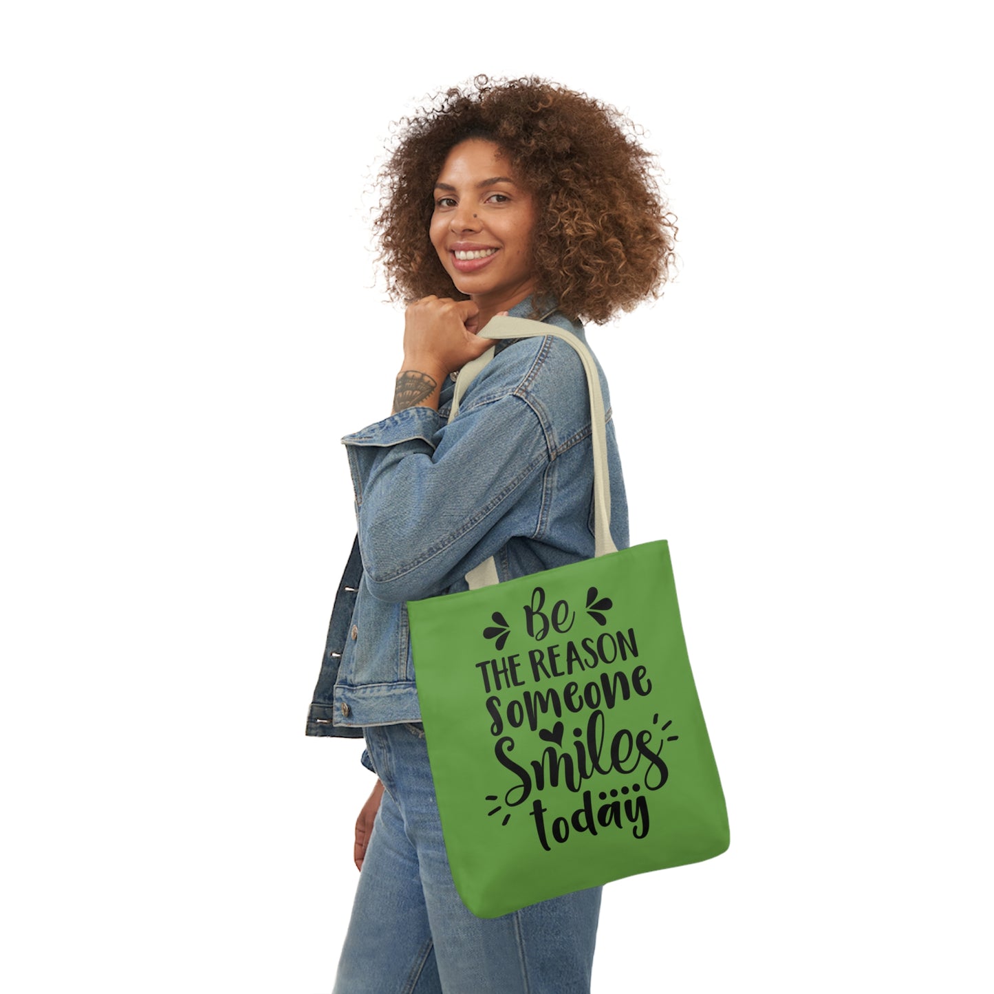 Be the Reason - Canvas Tote Bag, 5-Color Straps