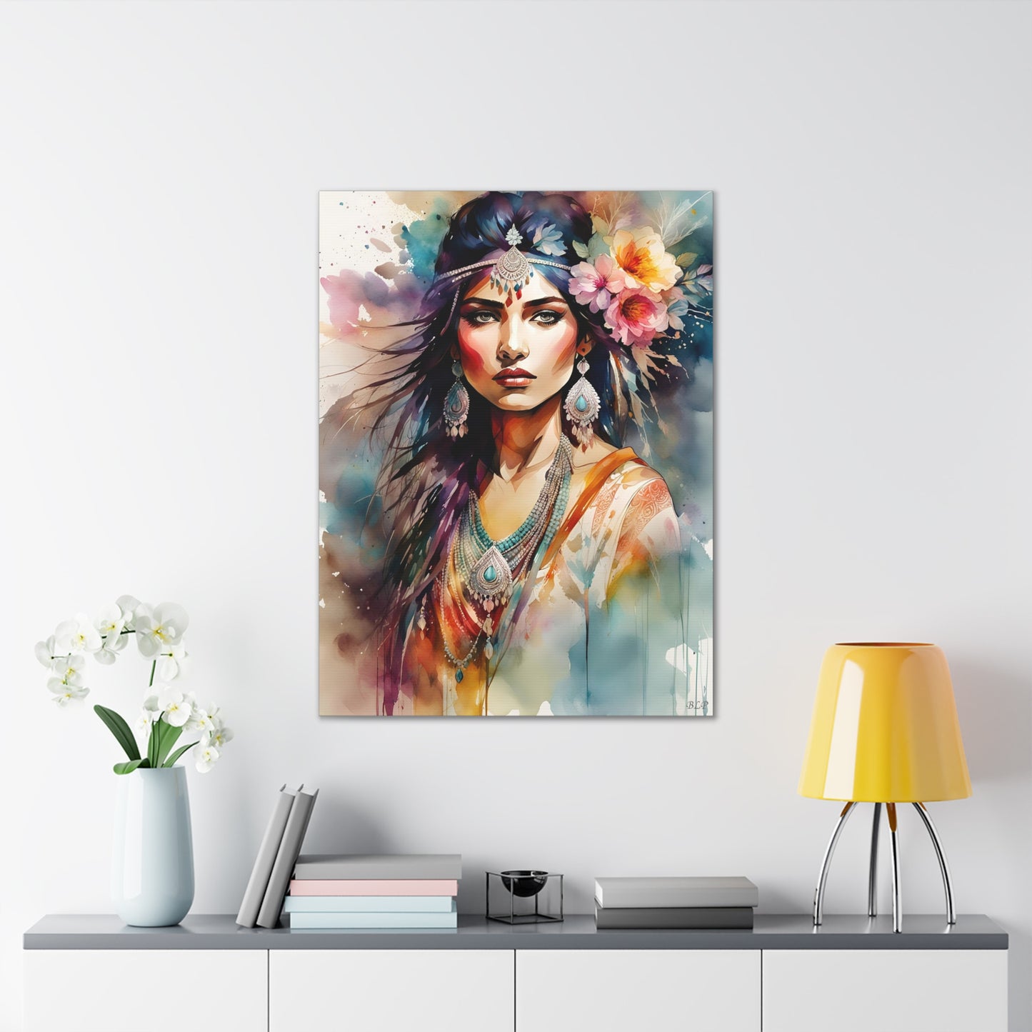 Indian Maiden - Canvas Stretched, 0.75" - 2026 Wall Art - Individuals