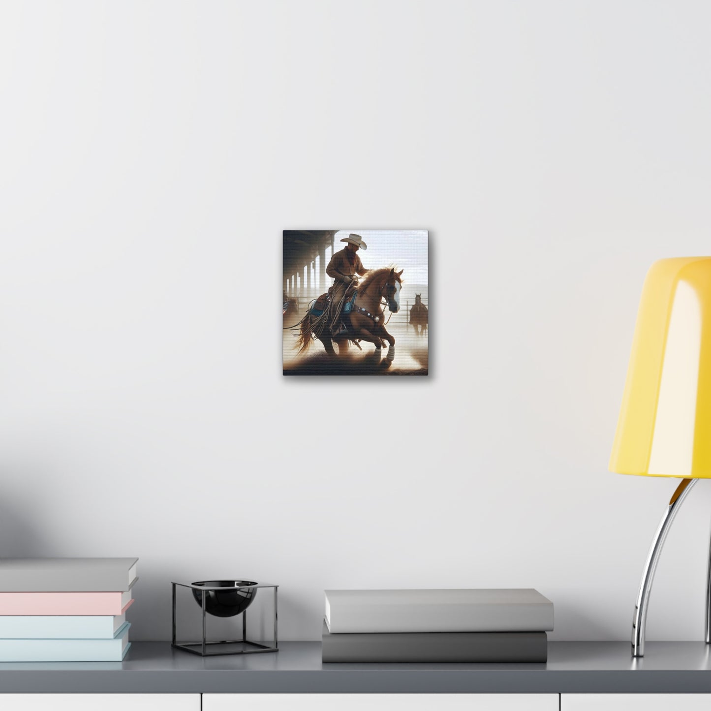 Cutting Horse - Canvas Stretched, 0.75" - 2026 Wall Art - Americana