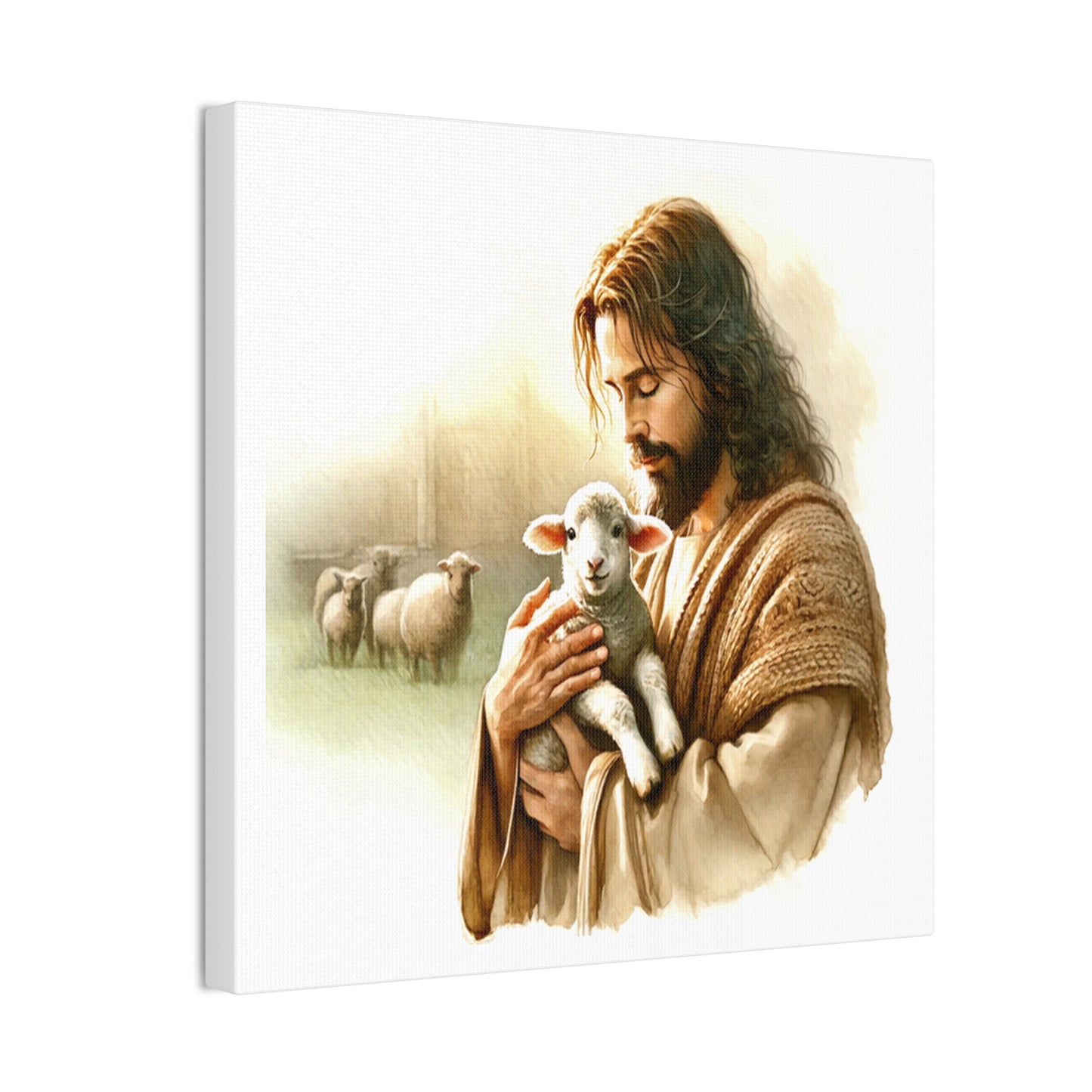 Jesus the Lamb of God - Canvas Stretched, 0.75" Easter