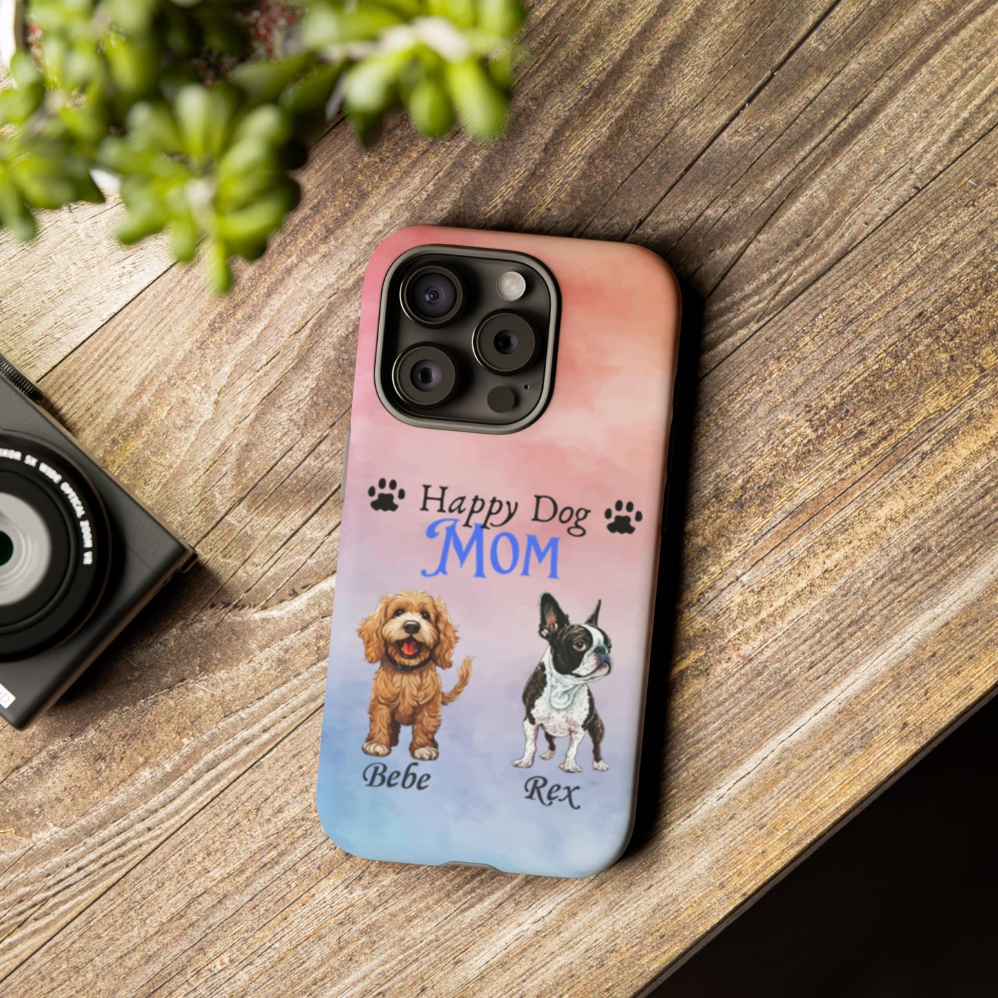 Dog Mom - Personalized - Whimsical Phone Cases - Mother's Day