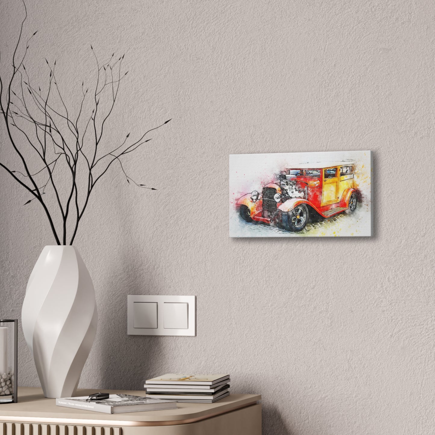 Hot Rod - Canvas Stretched, 0.75" - Father's Day