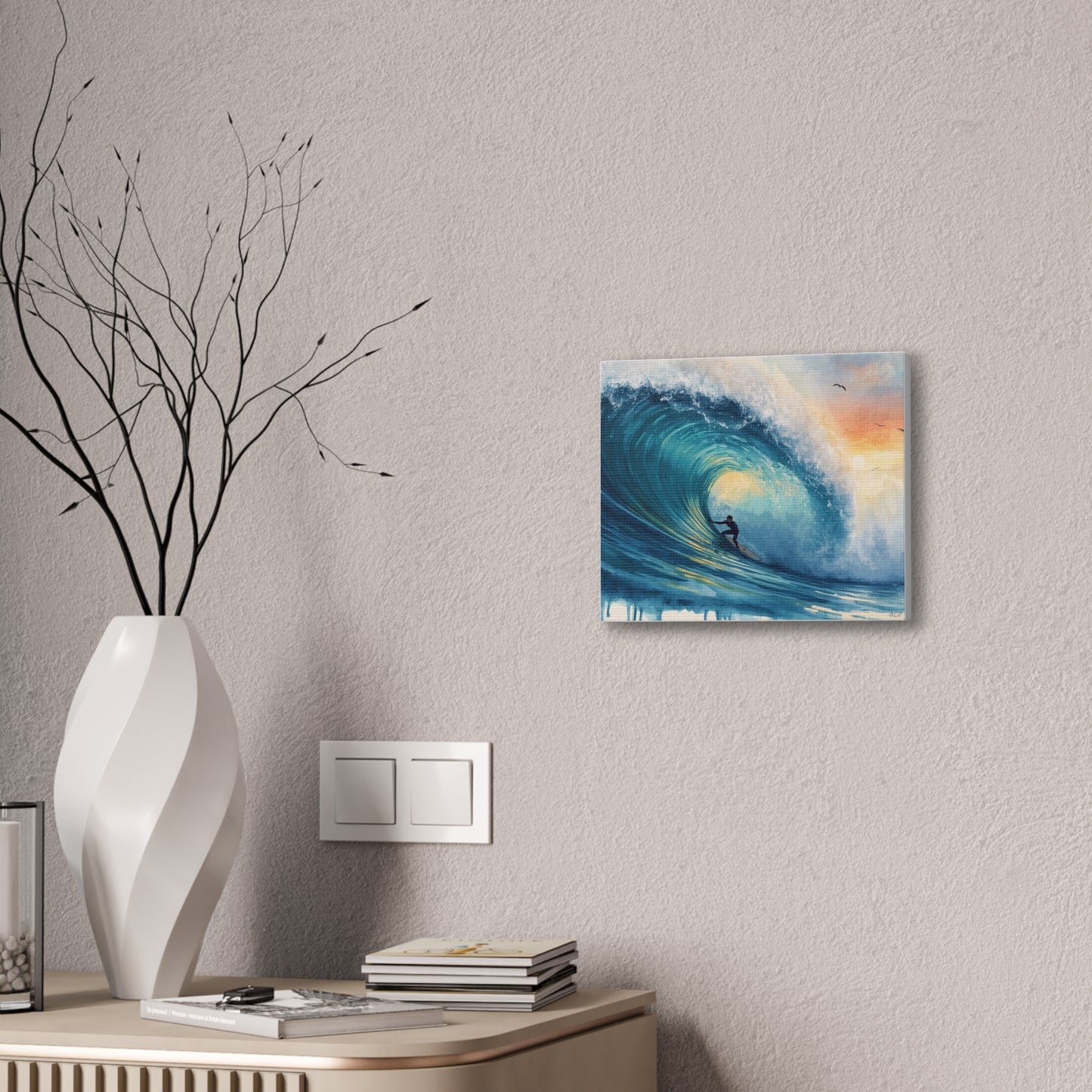 The Curl - Canvas Stretched, 0.75" - Wall Art 2026 - Sports