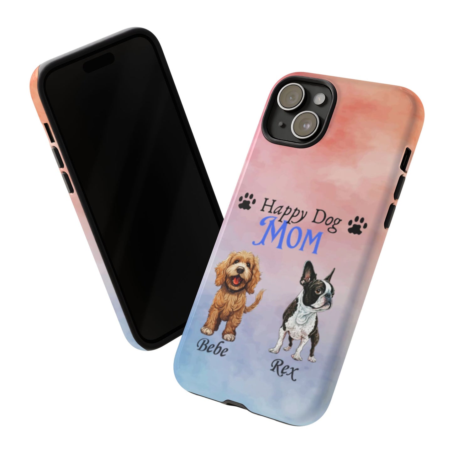 Dog Mom - Personalized - Whimsical Phone Cases - Mother's Day