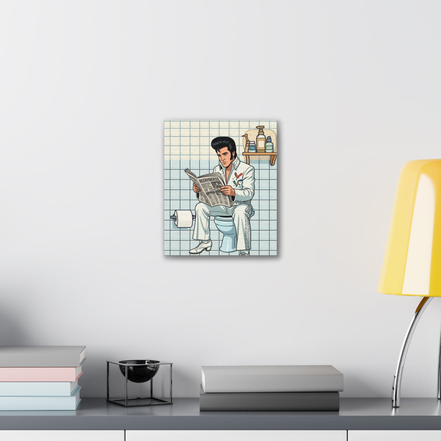 Rock Star - Canvas Stretched, 0.75" - Wall Art 2026 - Bathroom Humor