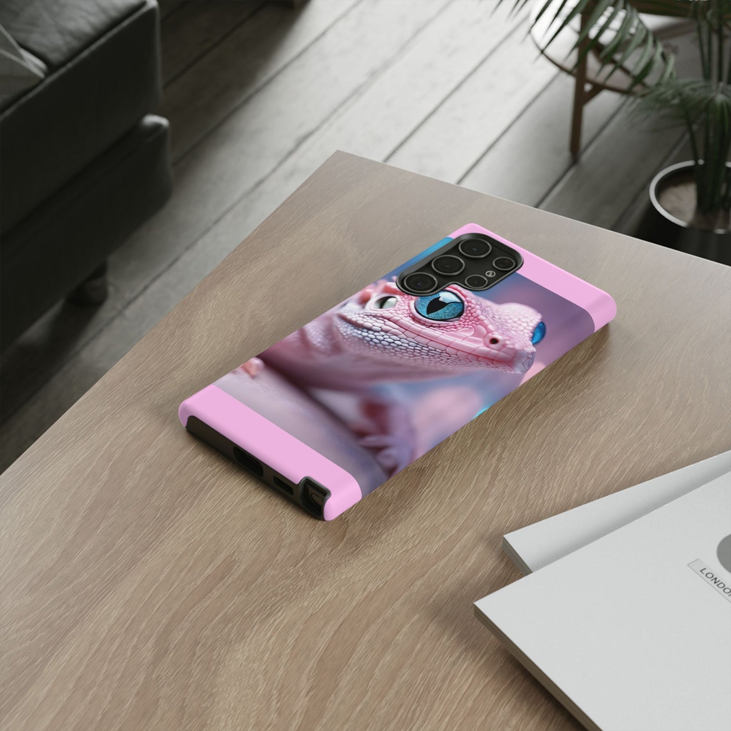 Pink Lizard - Whimsical Phone Cases