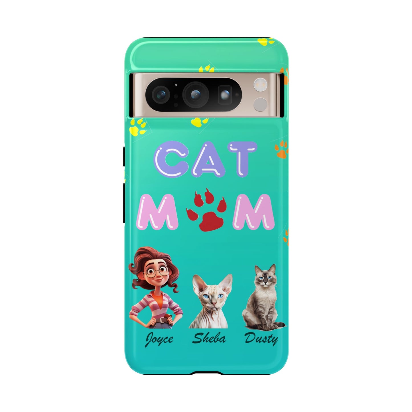 Cat Mom - Tough Cases - Mother's Day - Whimsical