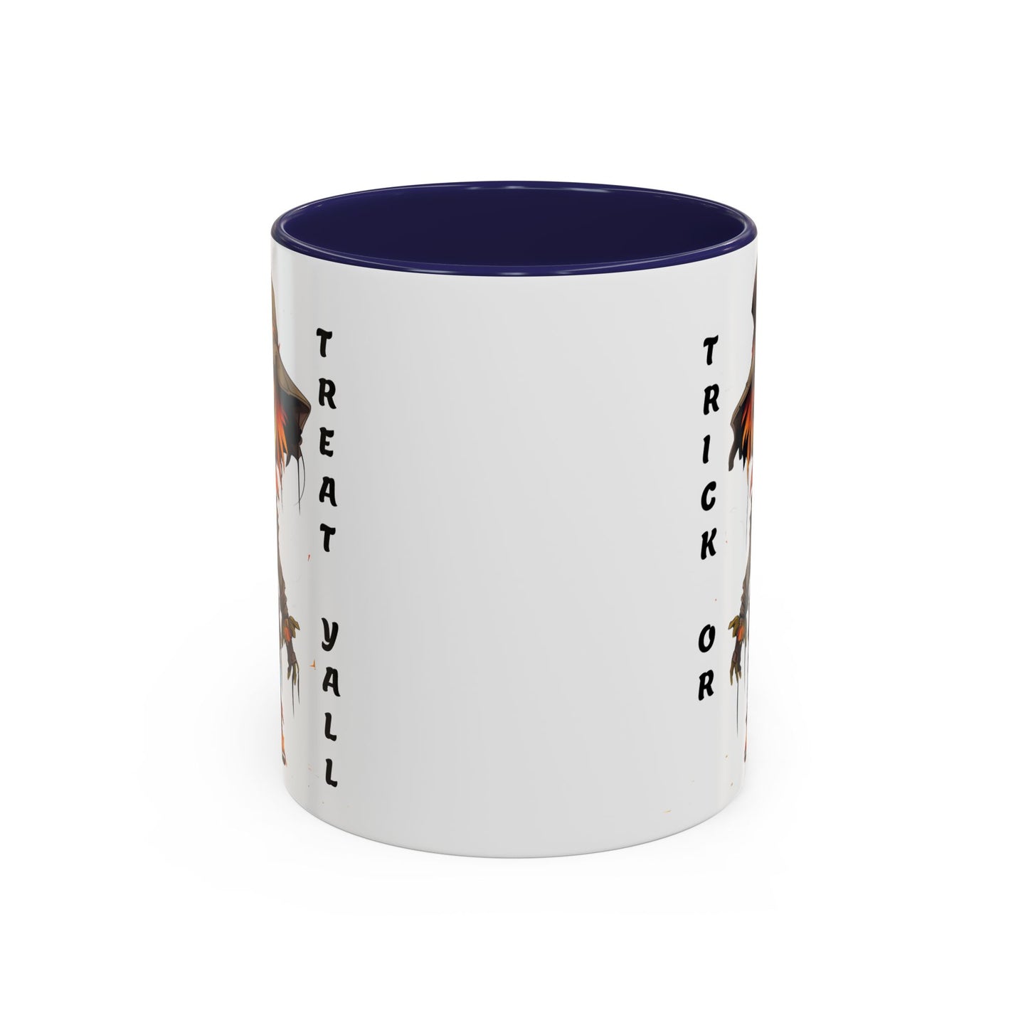 Trick or Treat Yall - Accent Coffee Mug (11, 15oz) - Halloween