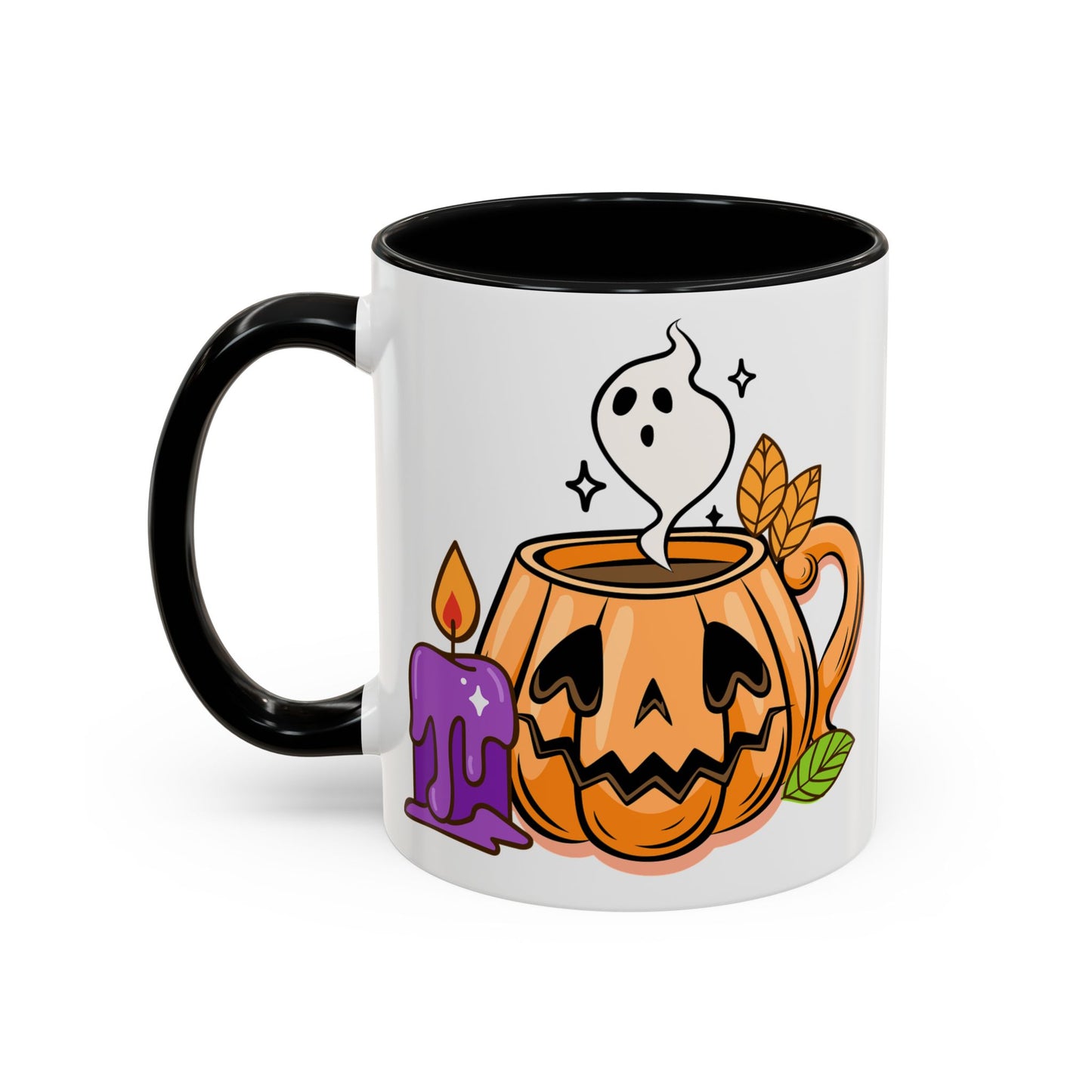 Pumpkin Spice - Accent Coffee Mug (11, 15oz) - Halloween