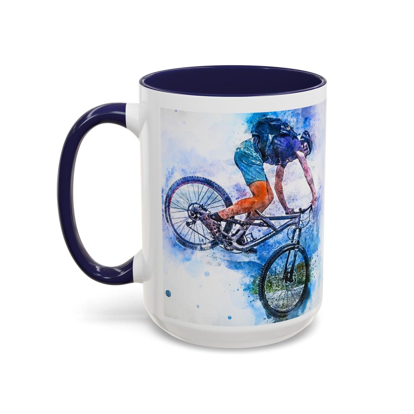 Mountain Bike - Accent Coffee Mug (11, 15oz)