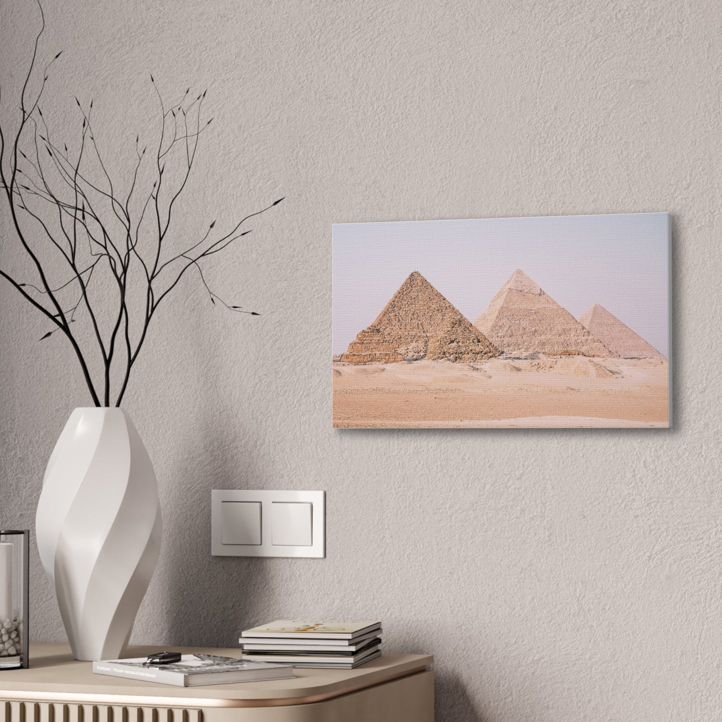 Pyramids - Canvas Stretched, 0.75"