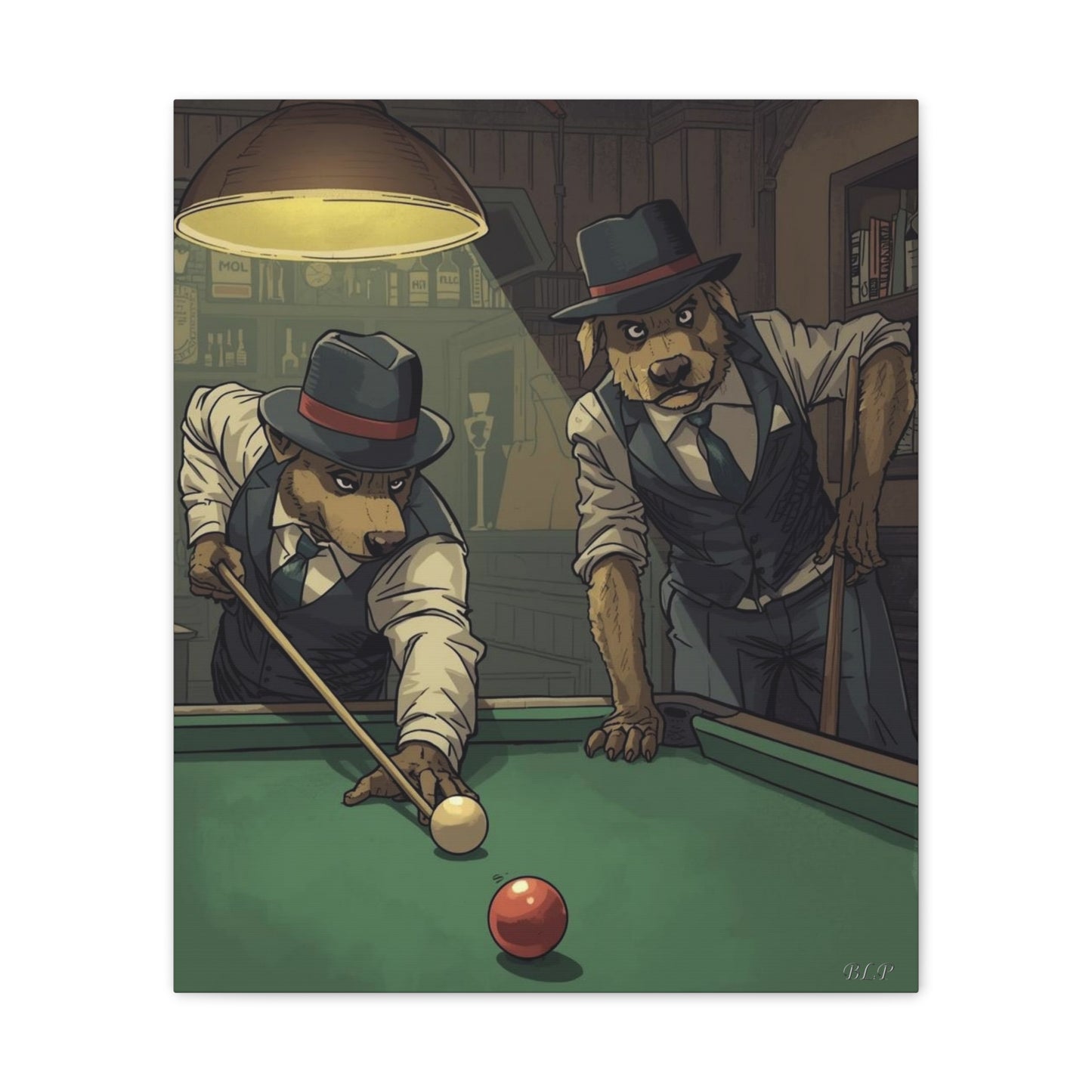 Gangster Dogs - Canvas Stretched, 0.75" - 2026 Wall Art - Sports