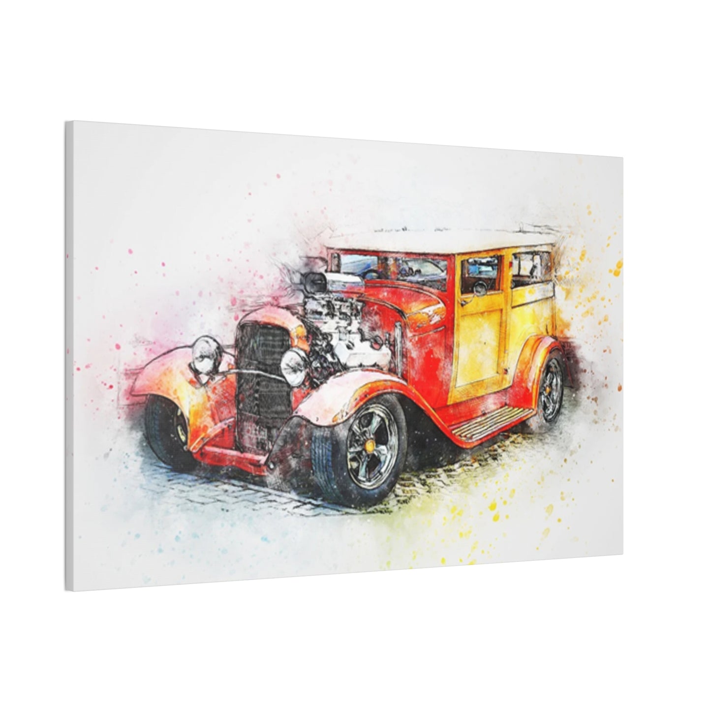 Hot Rod - Canvas Stretched, 0.75" - Father's Day