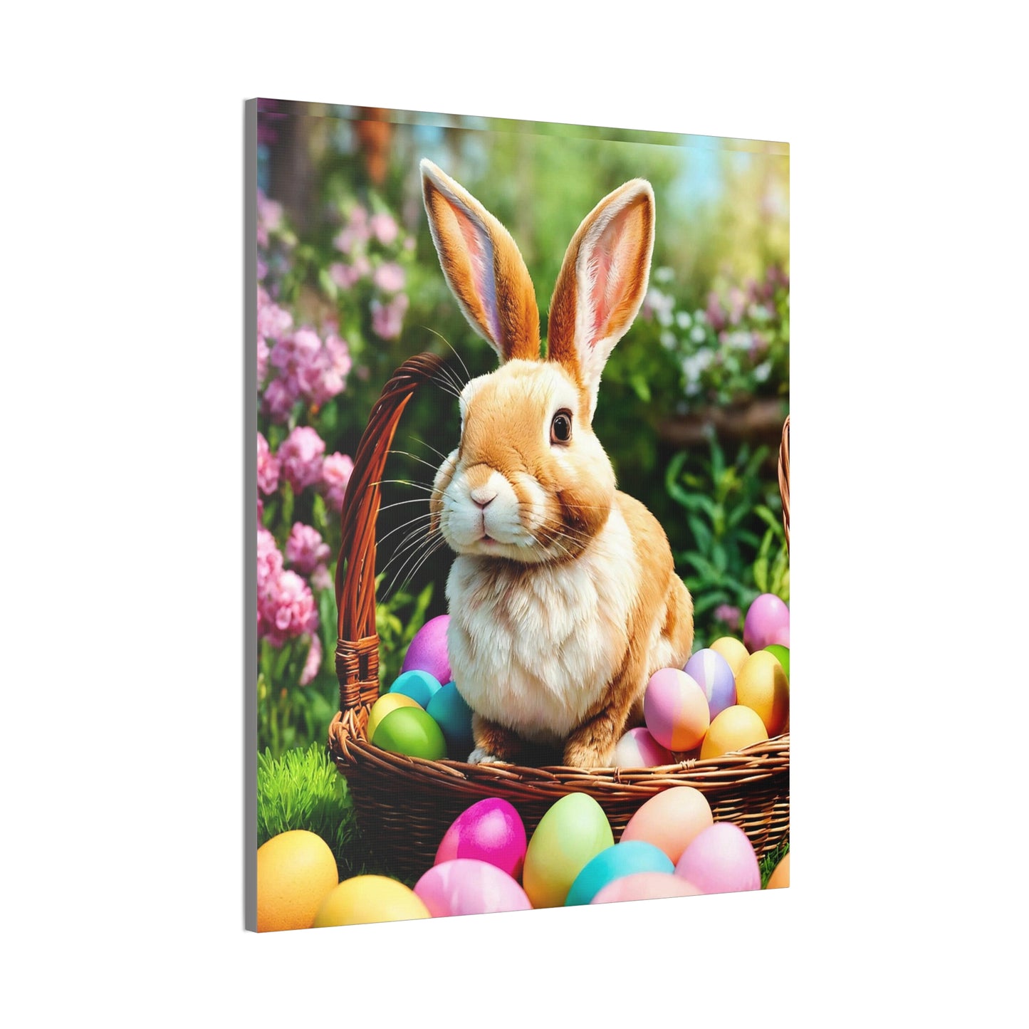 Easter Bunny - Canvas Stretched, 0.75" - 2026 Wall Art - Holidays