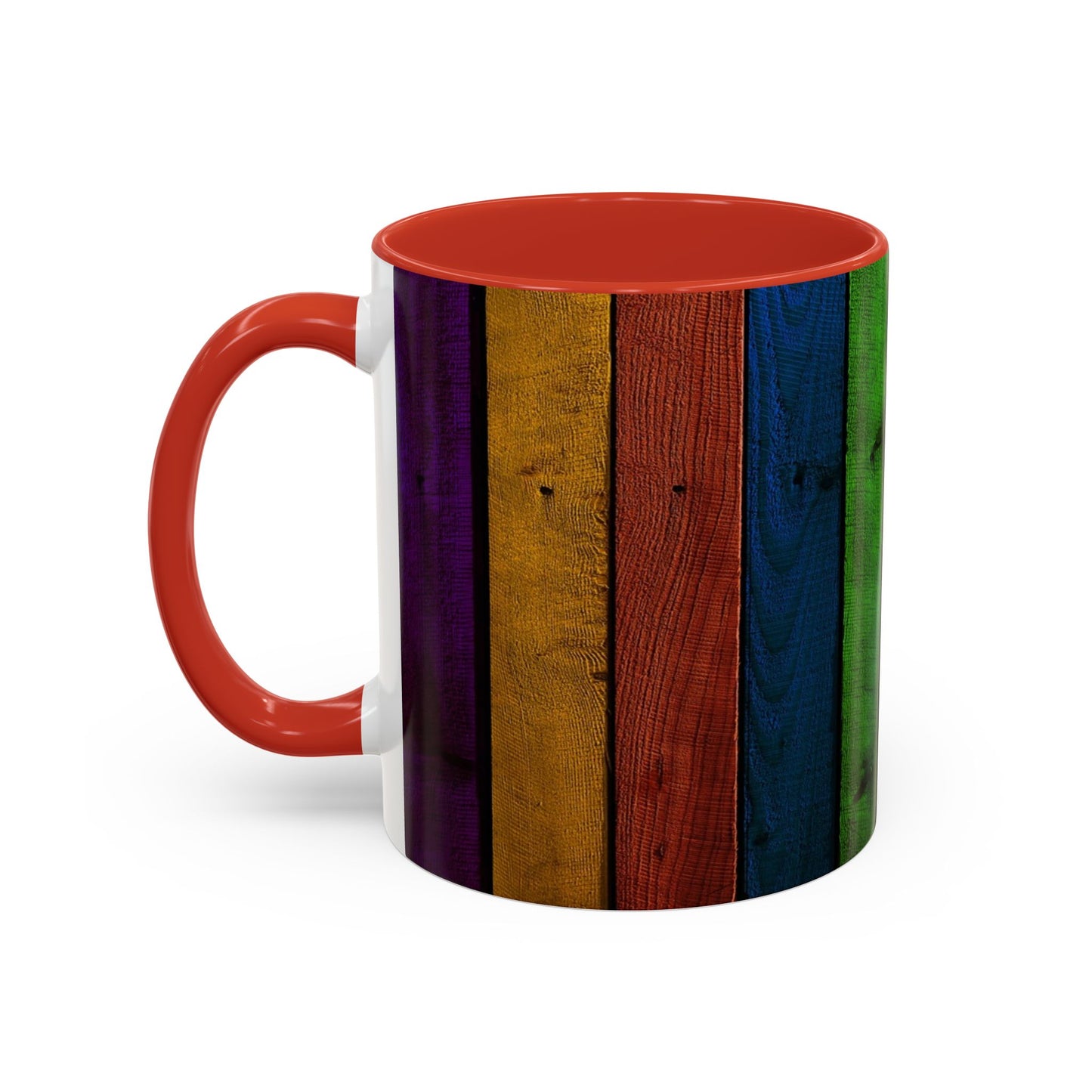 Colored Planks - Accent Coffee Mug (11, 15oz)