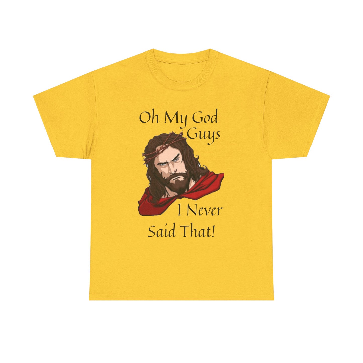 Oh My God - Unisex Heavy Cotton Tee - T-Shirts - Religious