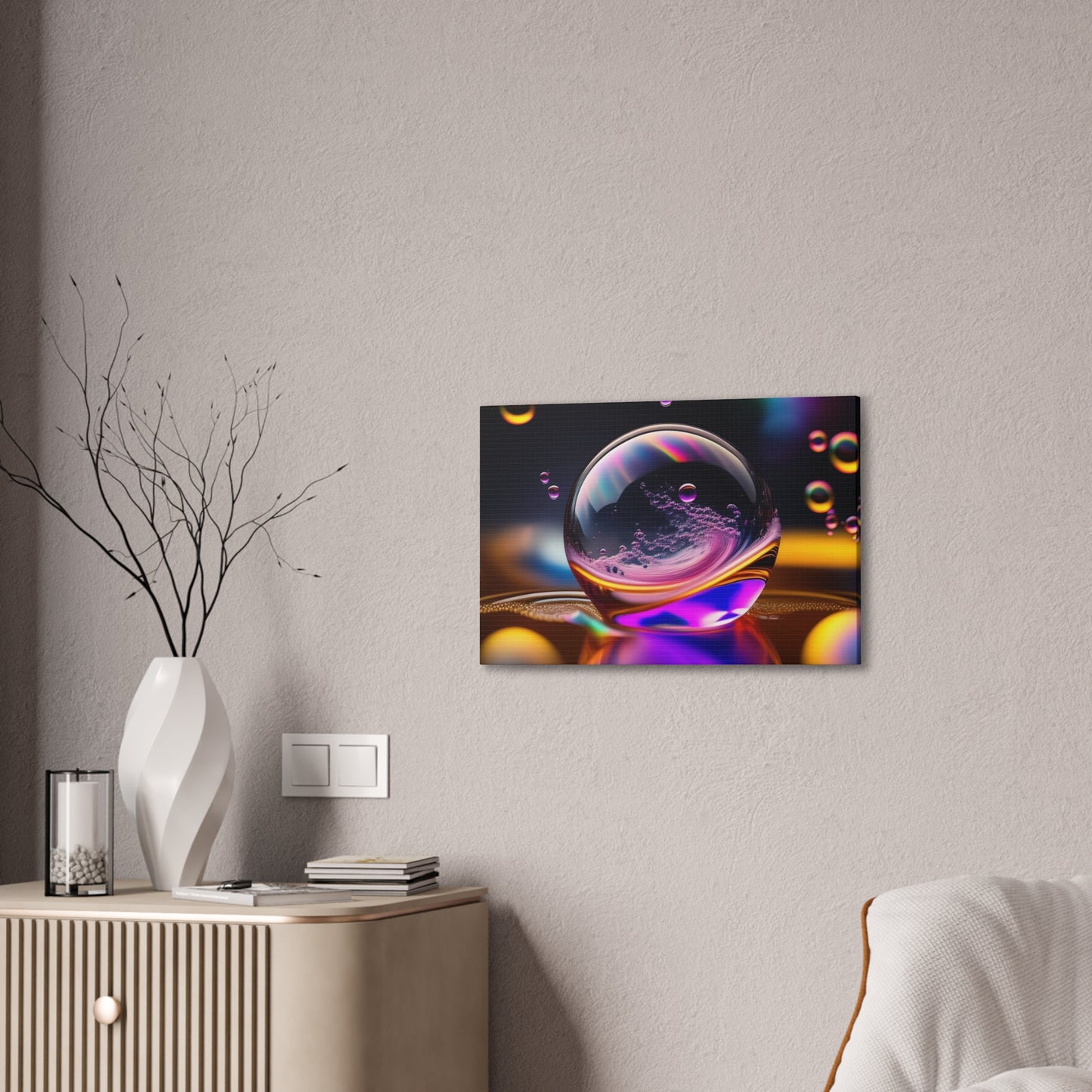 Glass Ball - Canvas Stretched, 0.75"