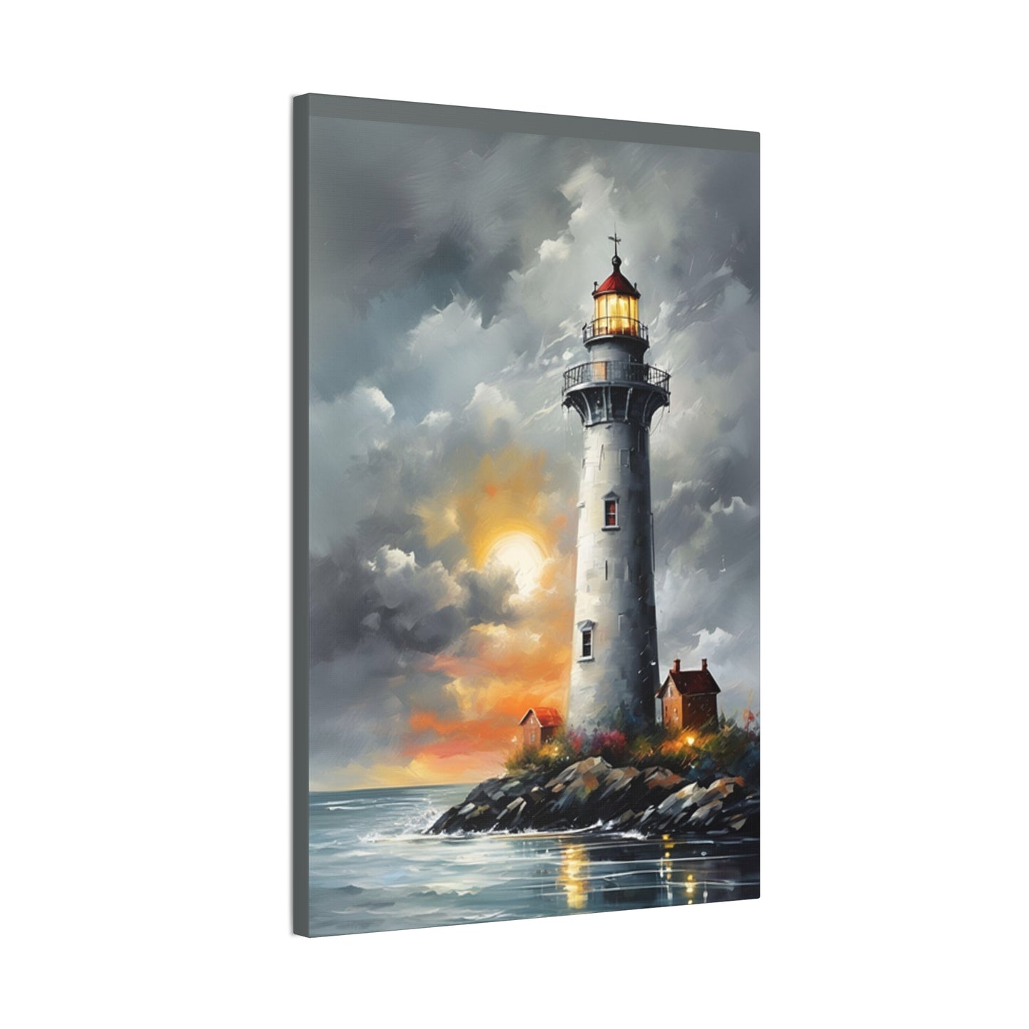 Light House - Canvas -Stretched, 0.75"