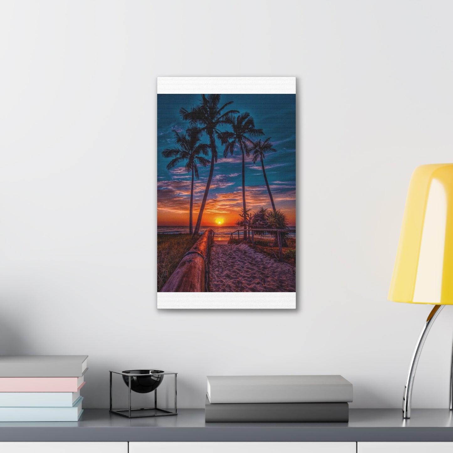 Sunset Palms - Canvas Stretched, 0.75"