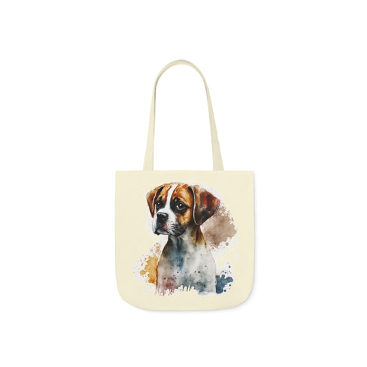 Boxer - Canvas Tote Bag, 5-Color Straps