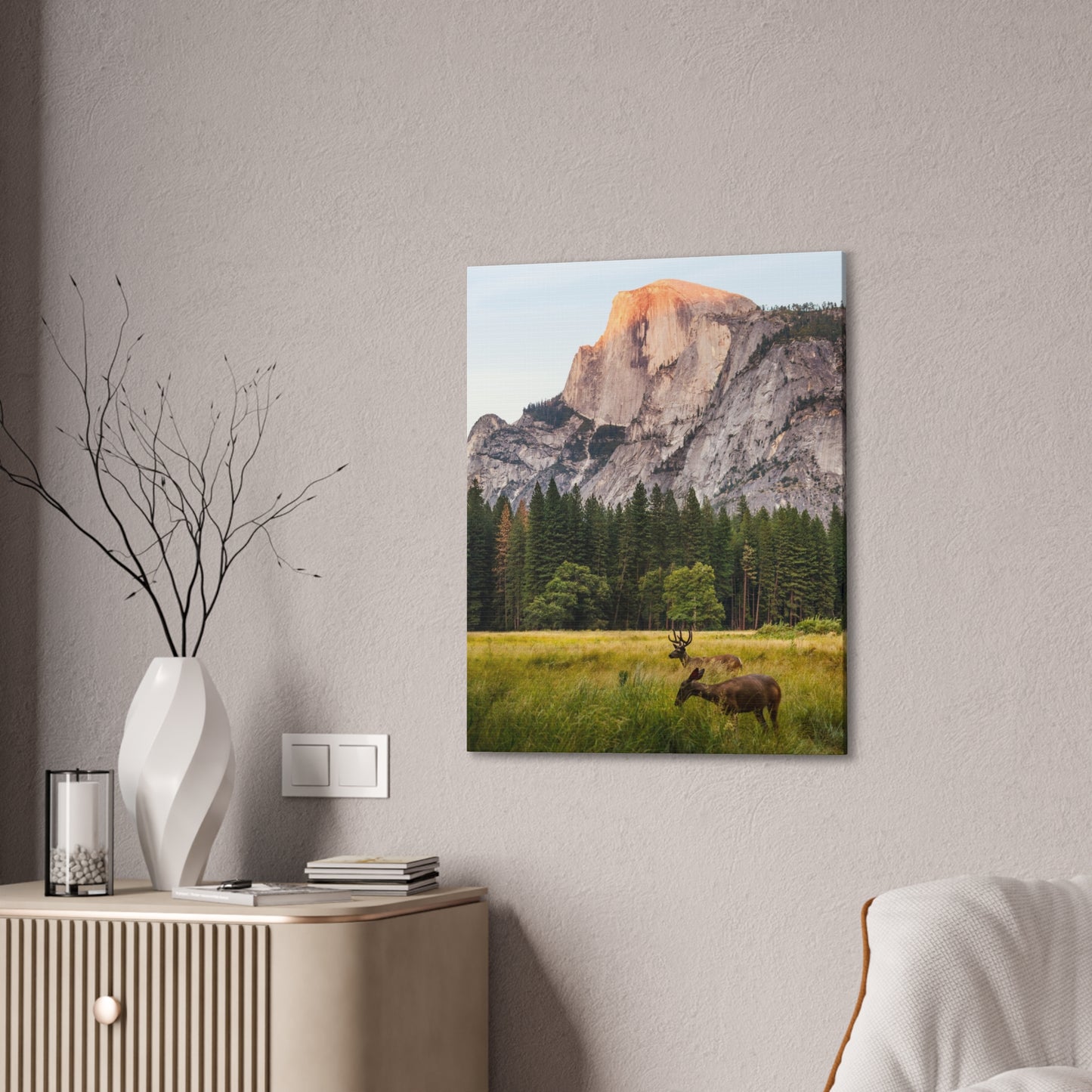 Half Dome Meadow - Canvas Stretched, 0.75"