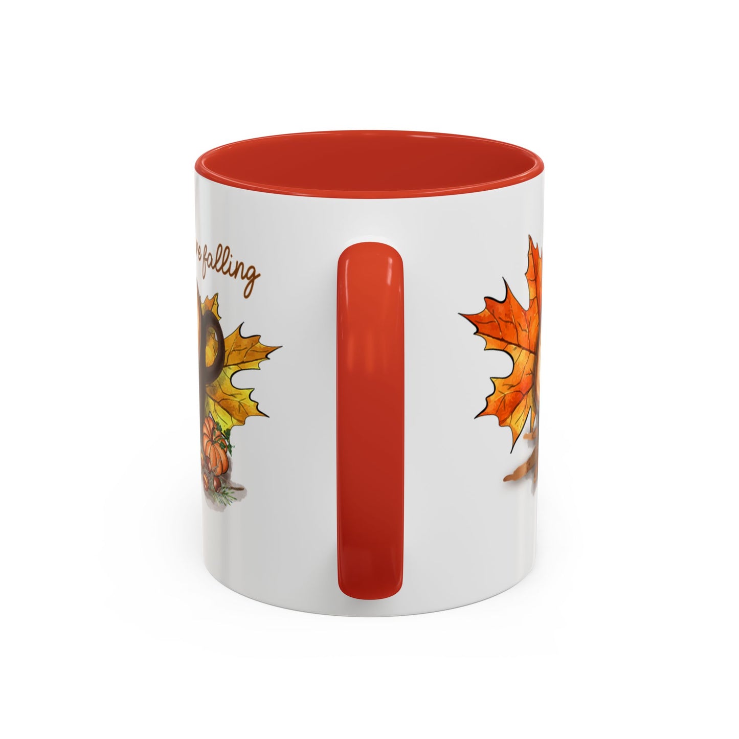 Leaves - Accent Coffee Mug (11, 15oz)