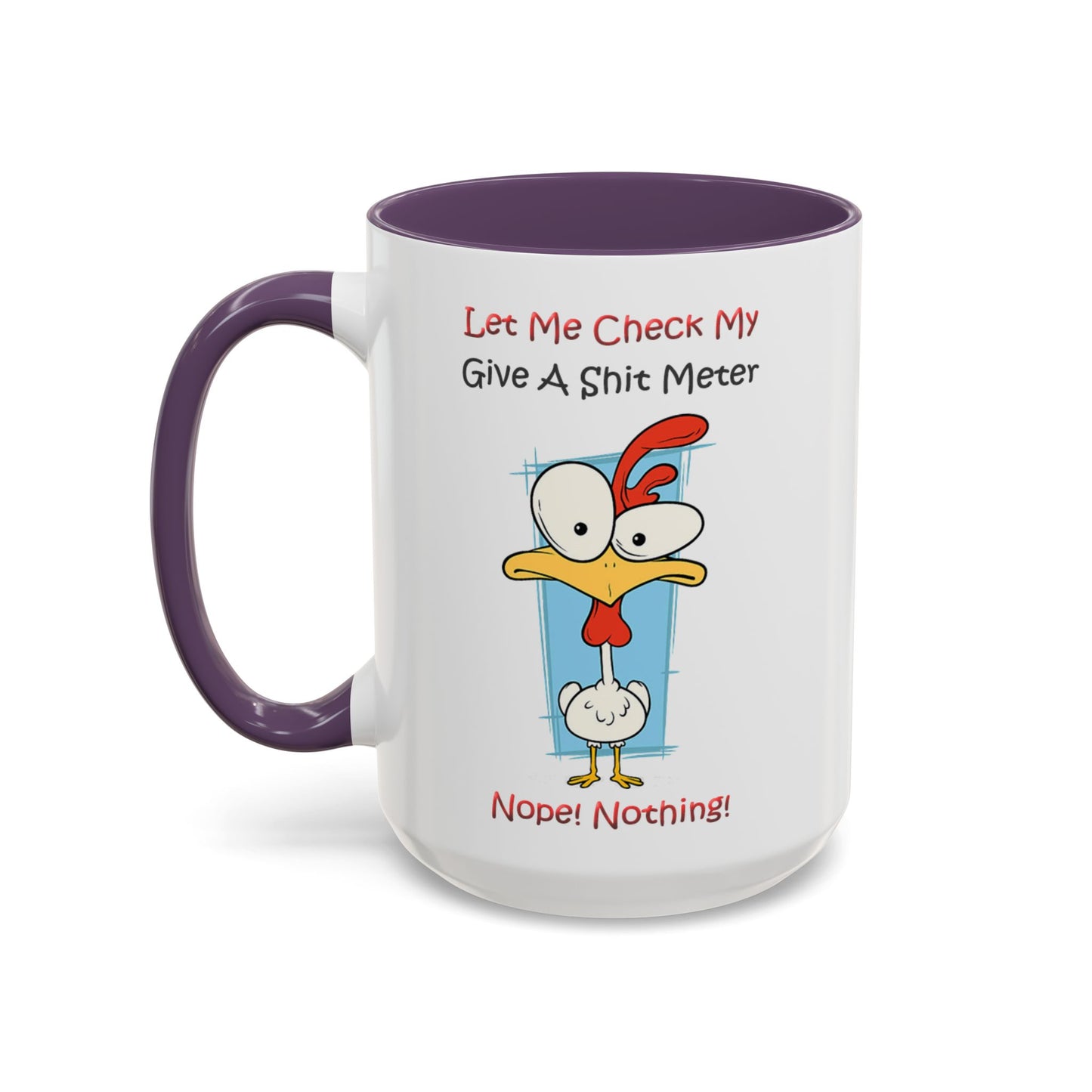 Let Me Check - Accent Coffee Mug (11, 15oz) Father's Day