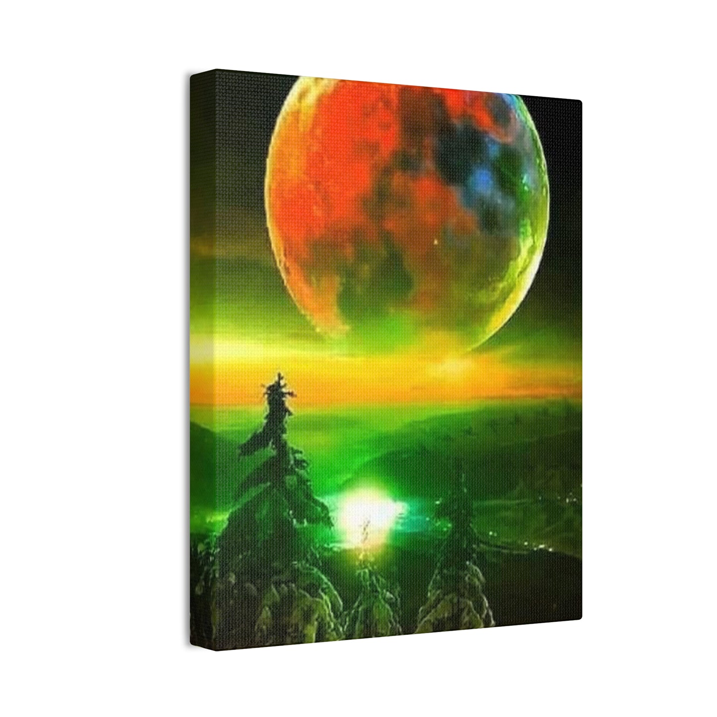 Harvest Moon - Canvas Stretched, 0.75"