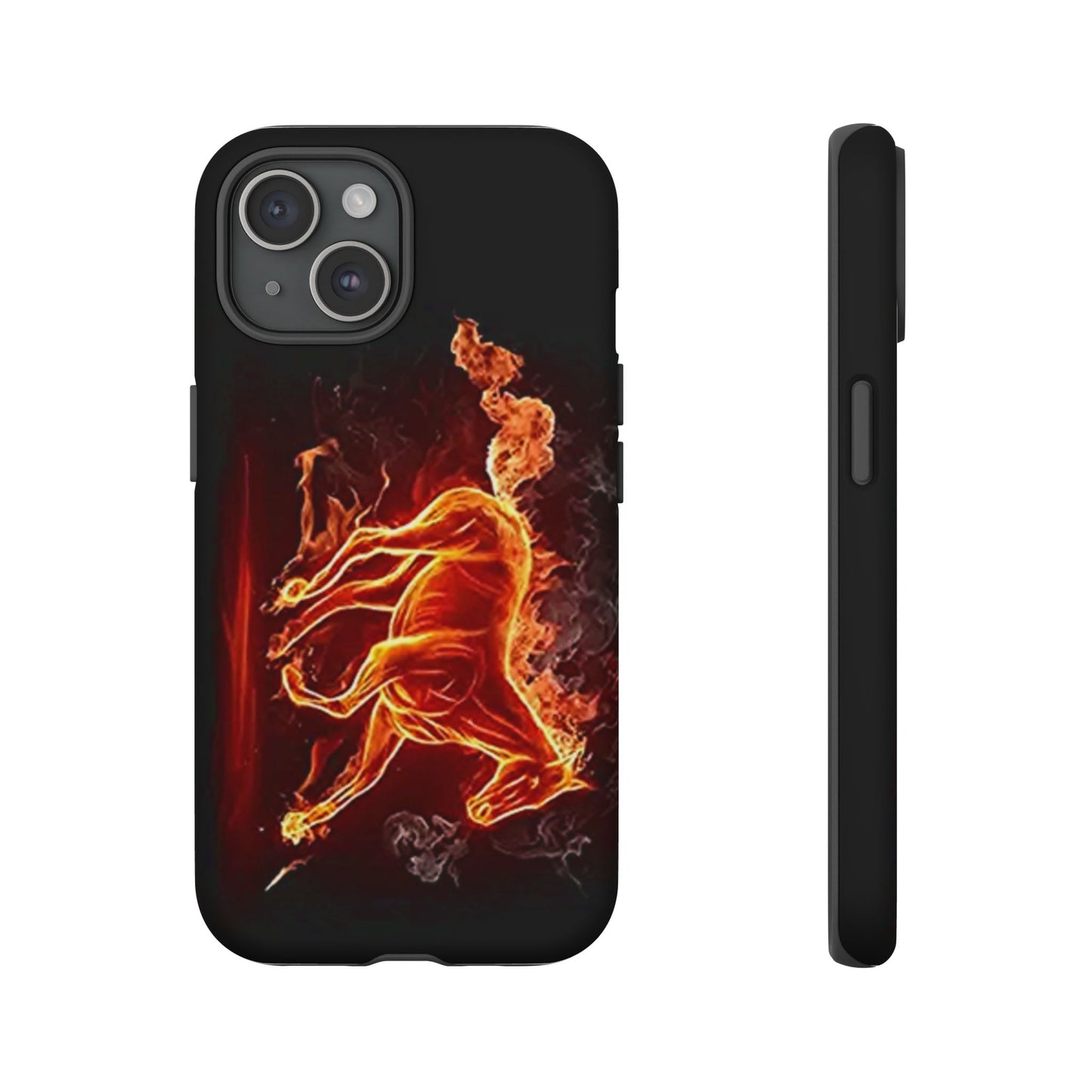 Burning Horse - Whimsical Phone Cases