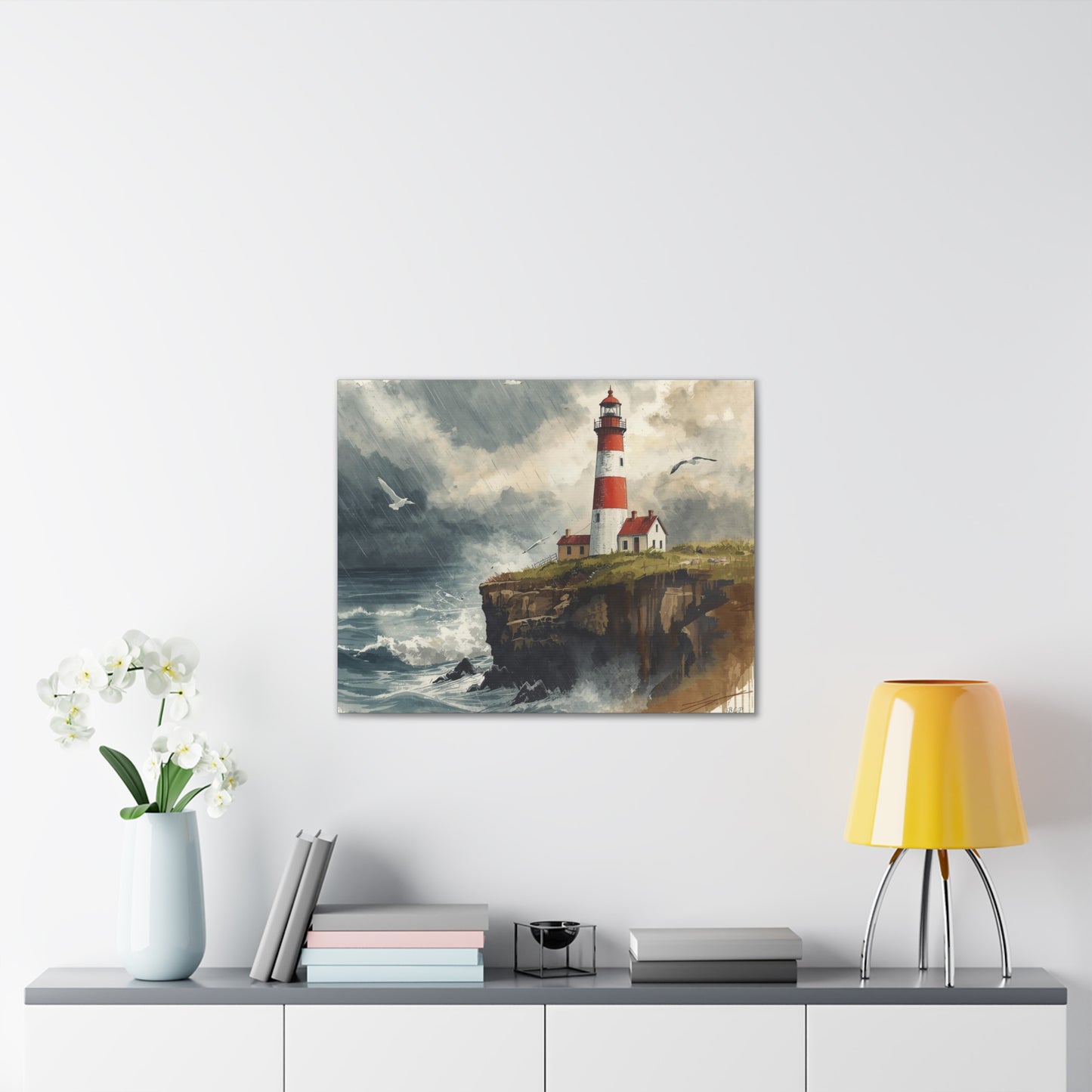 North Coast Light House - Canvas Stretched, 0.75" - 2026 Wall Art Places