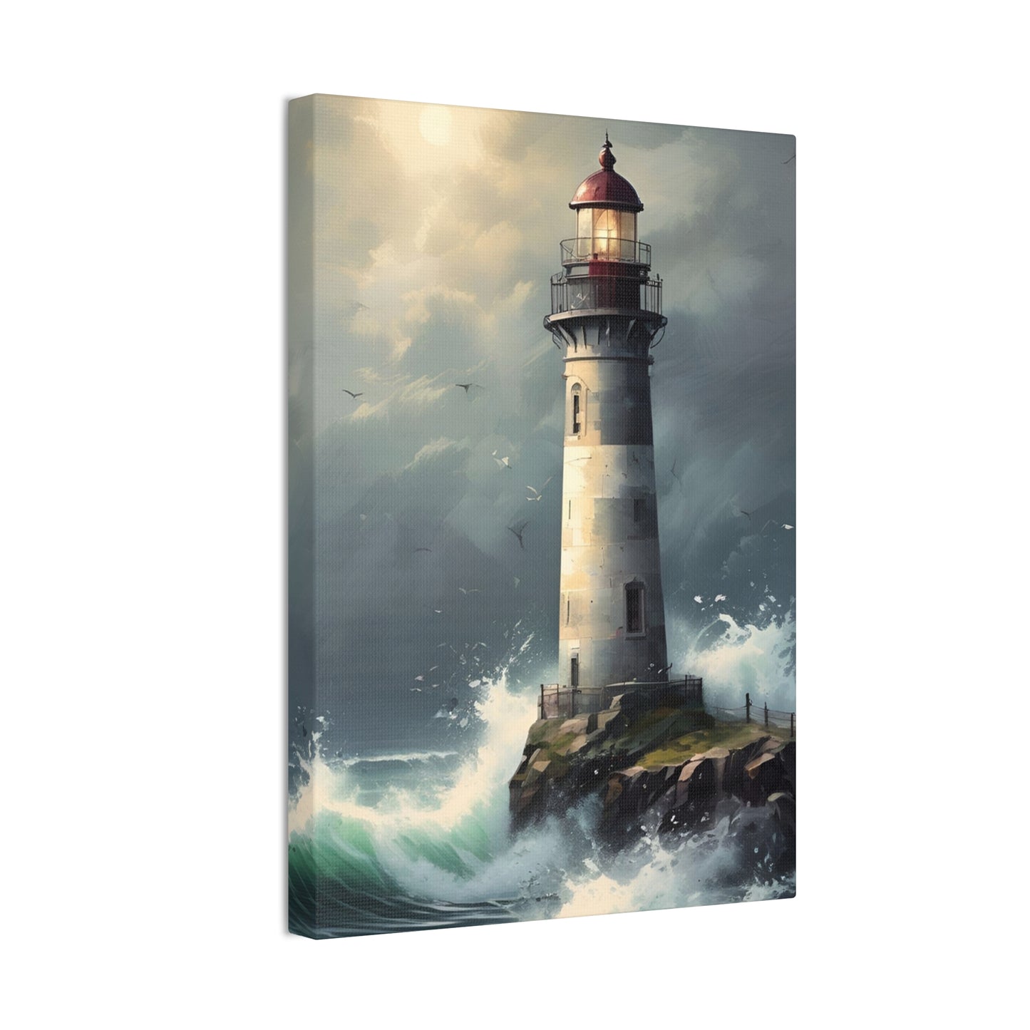 Light House - Canvas Stretched, 0.75"