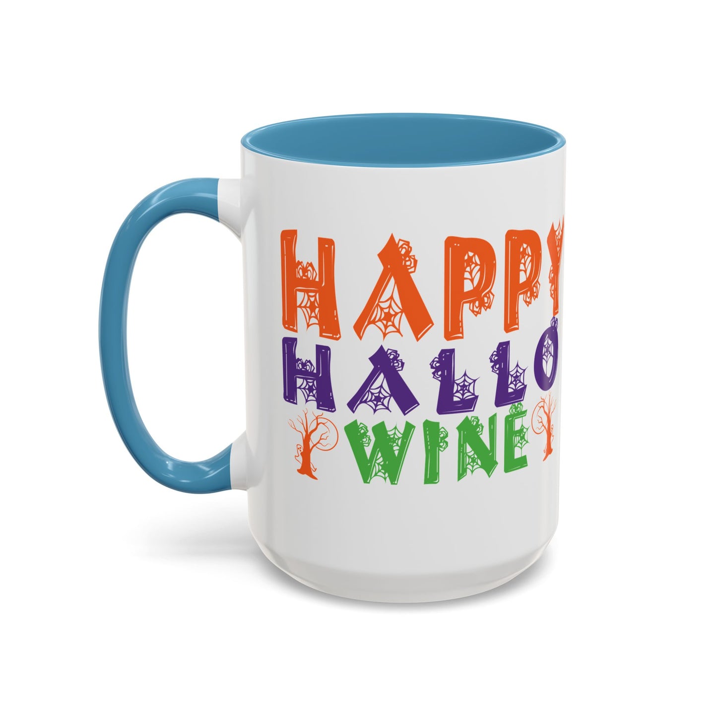 Happy Hallo Wine -Accent Coffee Mug (11, 15oz) - Halloween