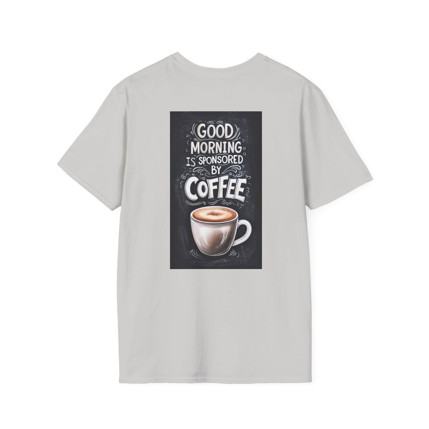 Sponsored by Coffee - Unisex Softstyle T-Shirts