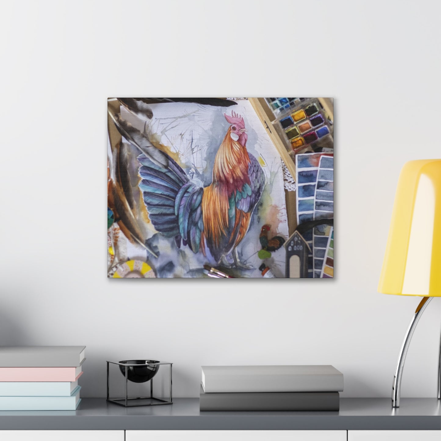 Rooster Art - Canvas Stretched, 0.75"