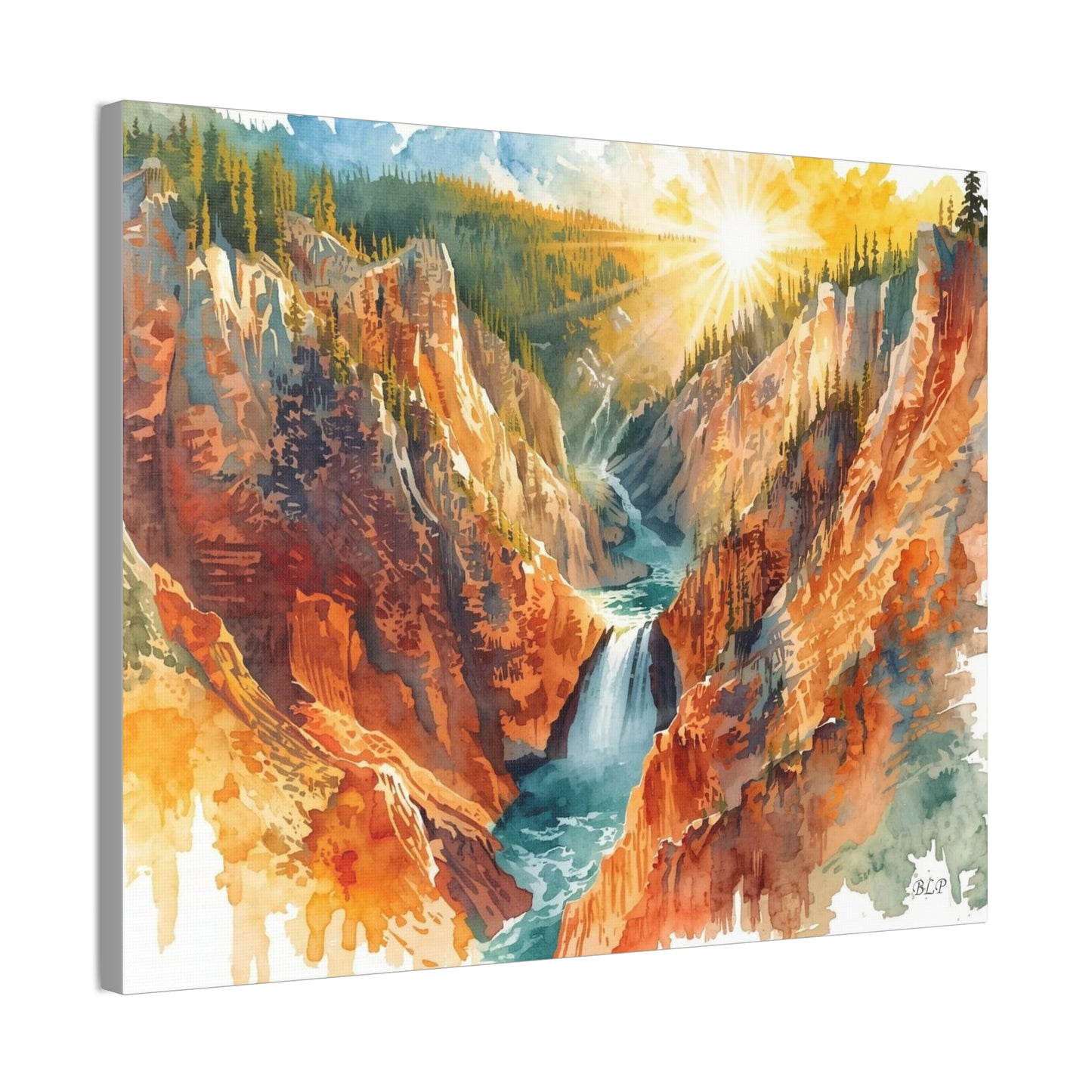 River Canyon - Canvas Stretched, 0.75" - Wall Art 2026 - Scenes