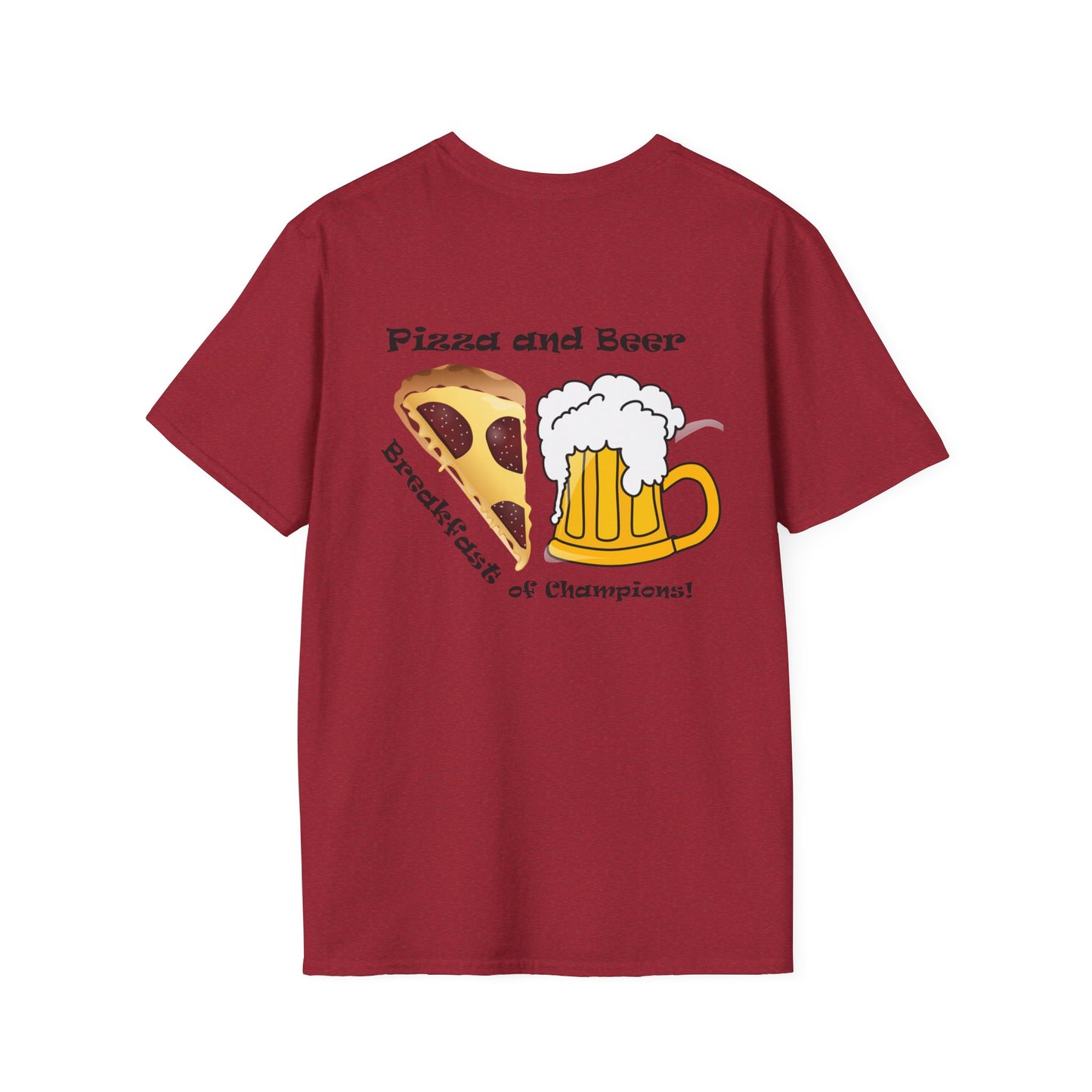 Pizza and Beer - Unisex Softstyle T-Shirt