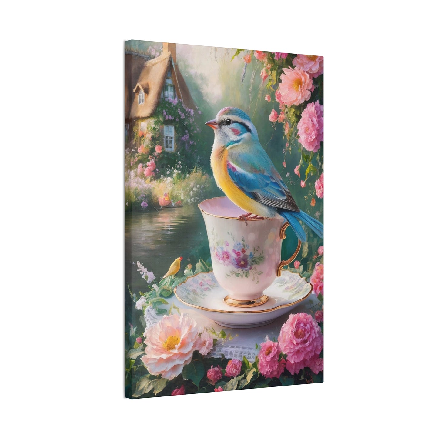 Blue Bird - Canvas Stretched, 0.75"