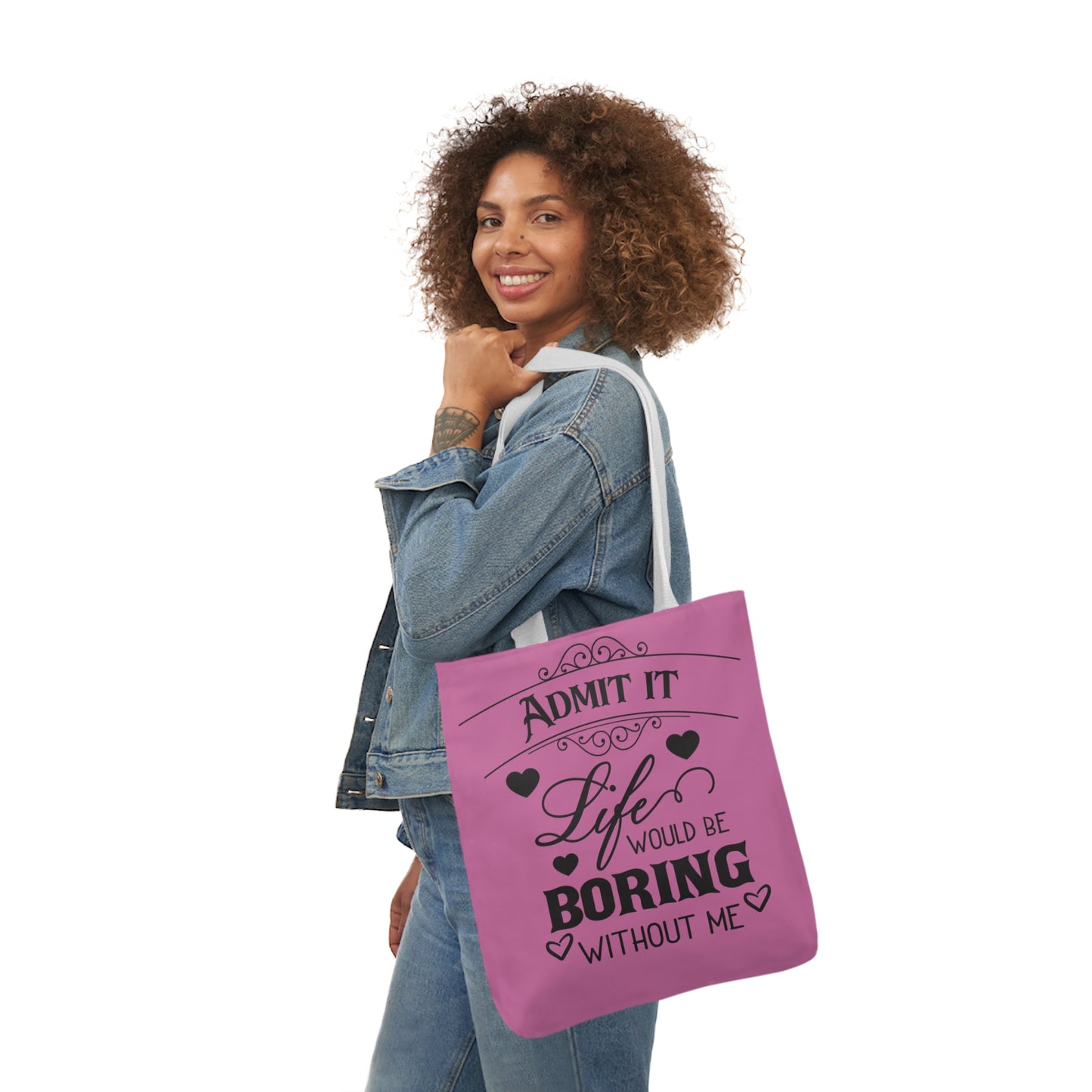 Admit it - Canvas Tote Bag, 5-Color Straps - Mother's Day