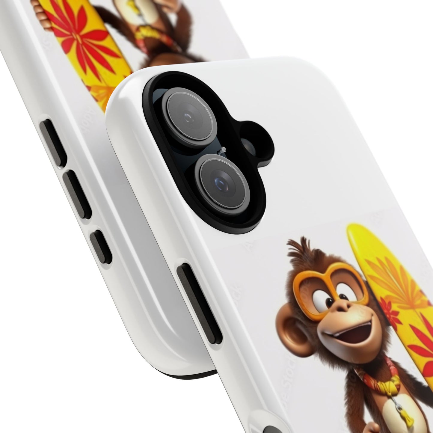 Surfer Monkey -Tough Whimsical Phone Cases