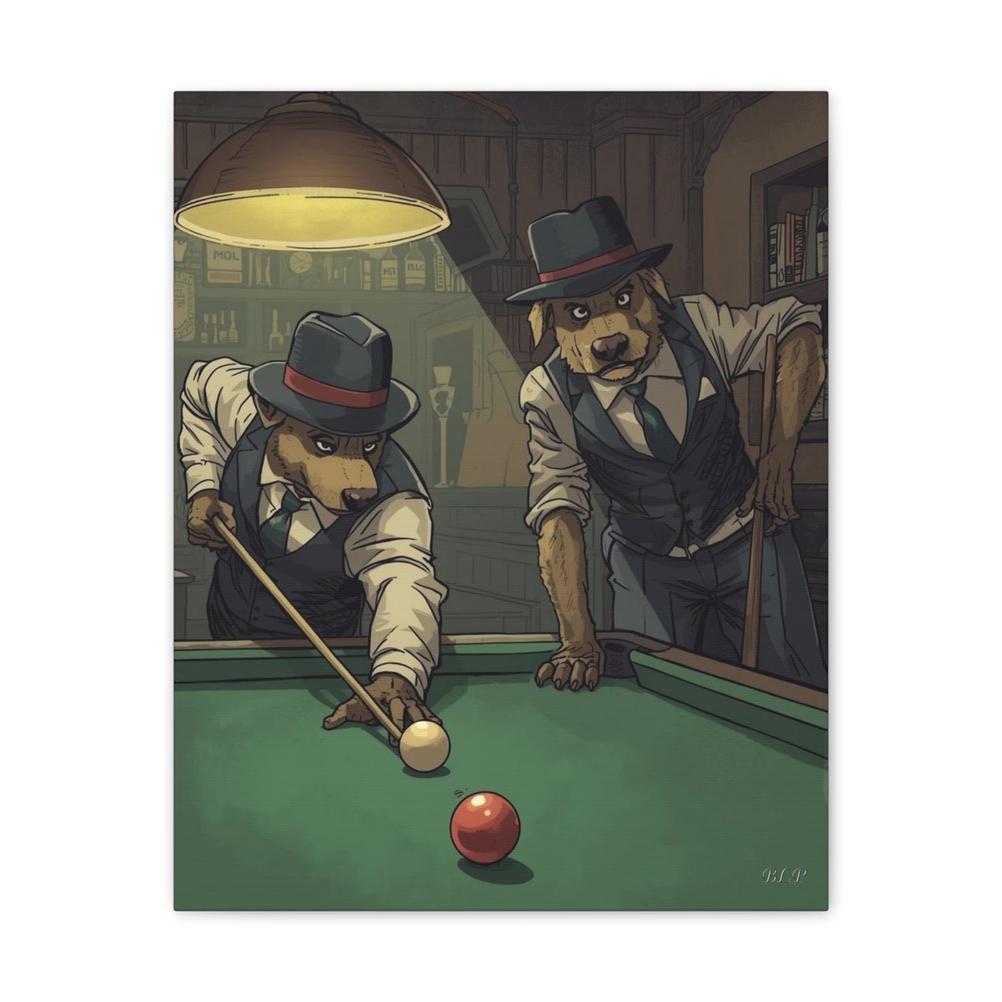 Gangster Dogs - Canvas Stretched, 0.75" - 2026 Wall Art - Sports