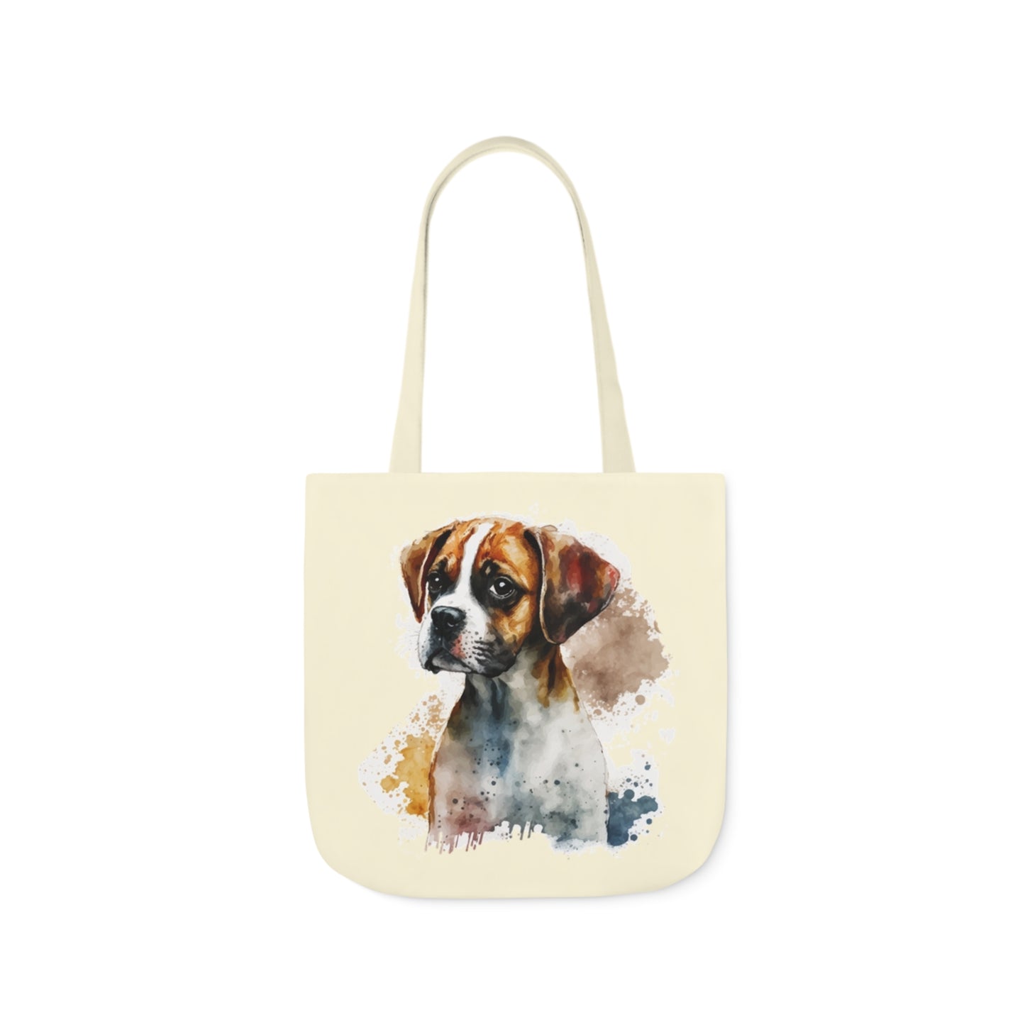 Boxer - Canvas Tote Bag, 5-Color Straps