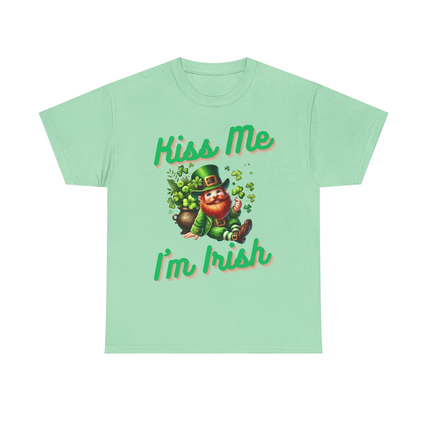 Kiss Me I'm Irish - Unisex Heavy Cotton Tee - St. Patrick's Day - T-Shirts