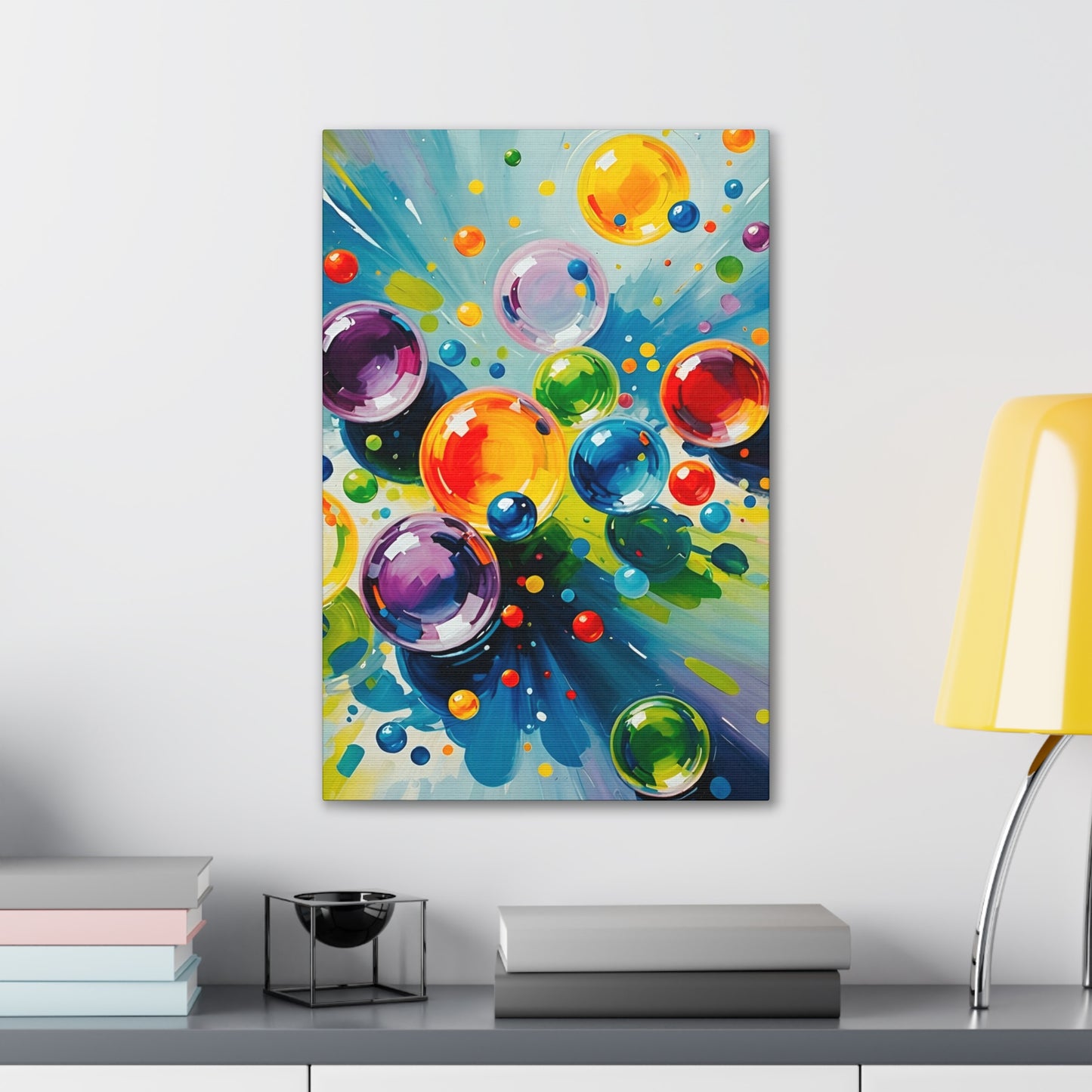 Colored Balls - Canvas Stretched, 0.75"