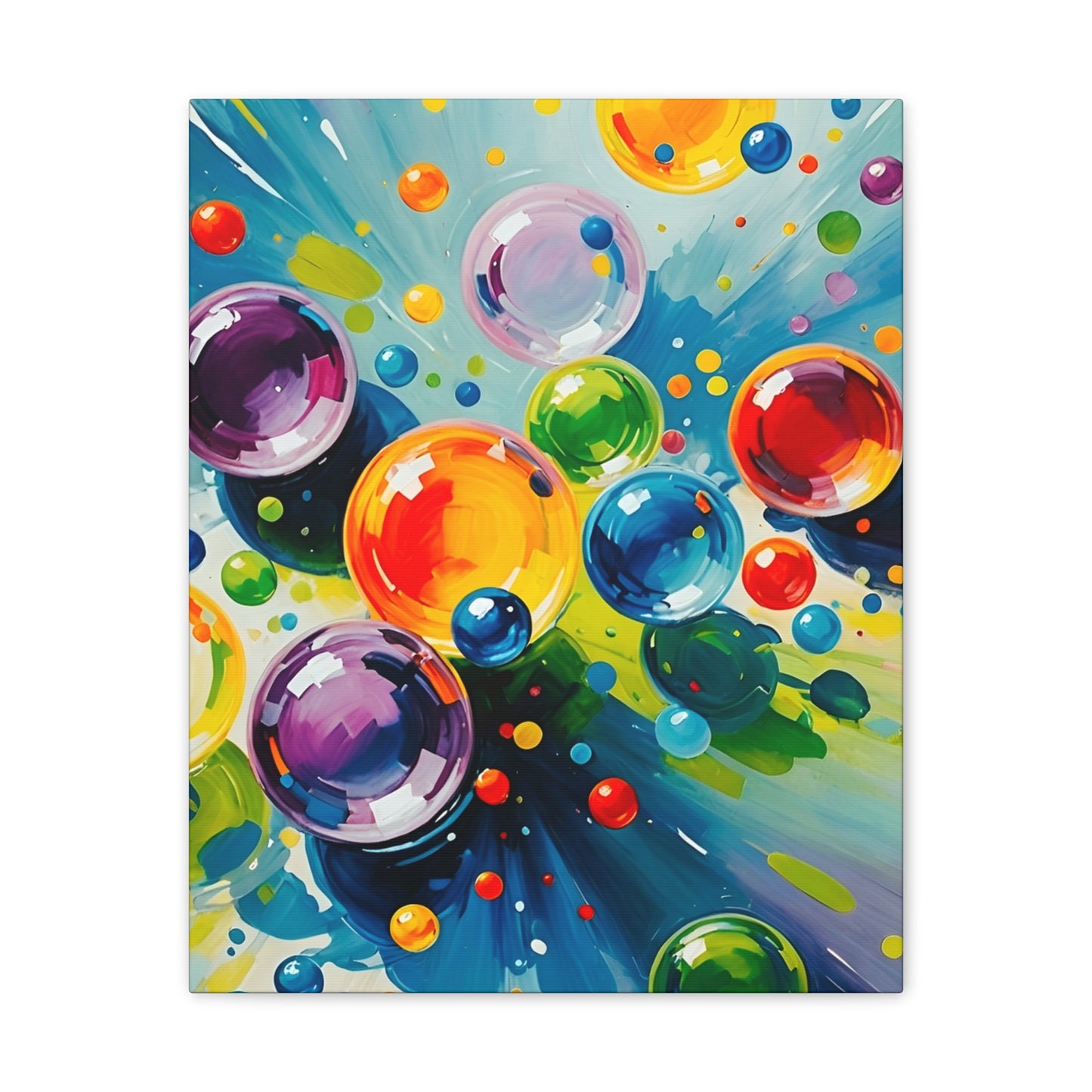 Colored Balls - Canvas Stretched, 0.75"