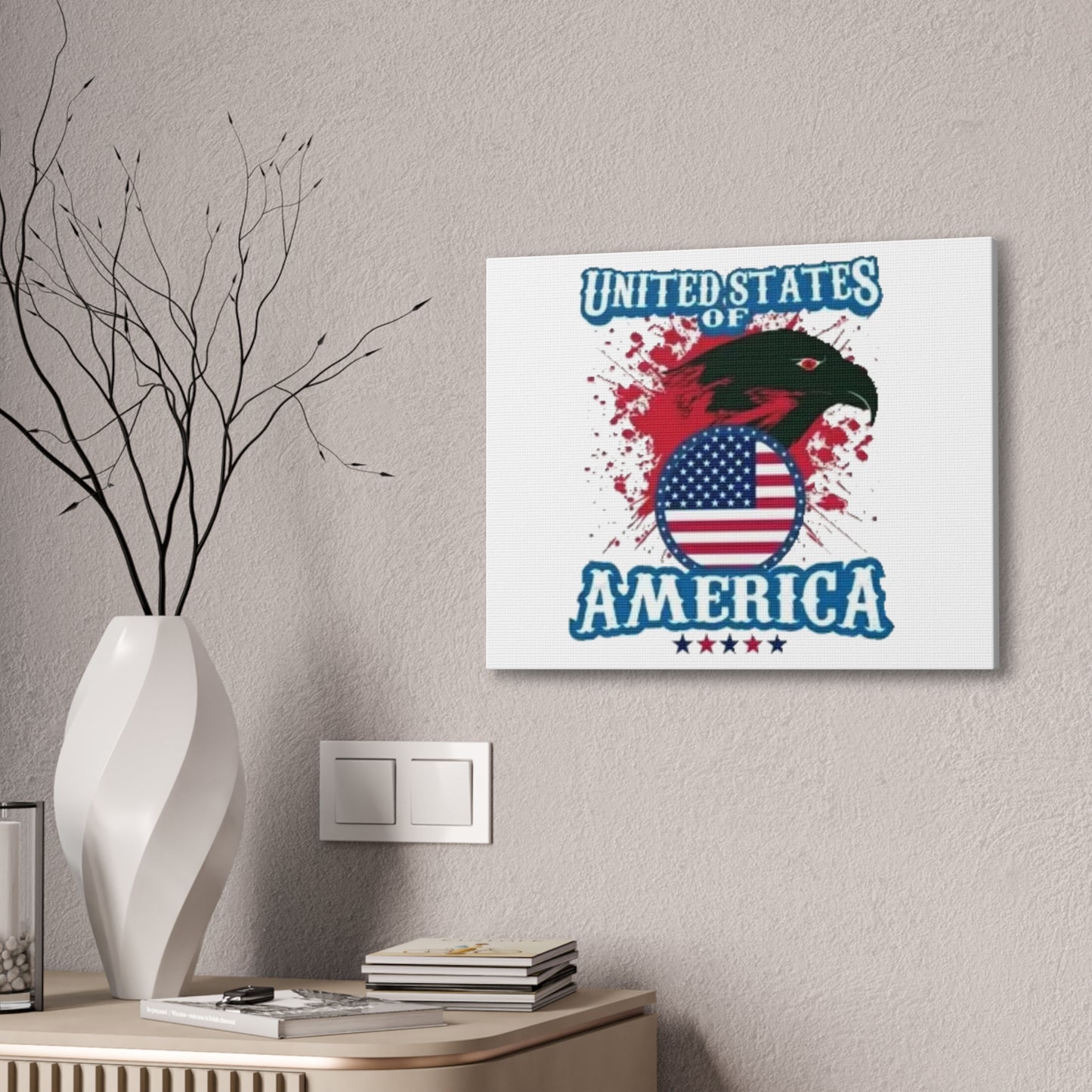 United States of America - Canvas Stretched, 0.75"